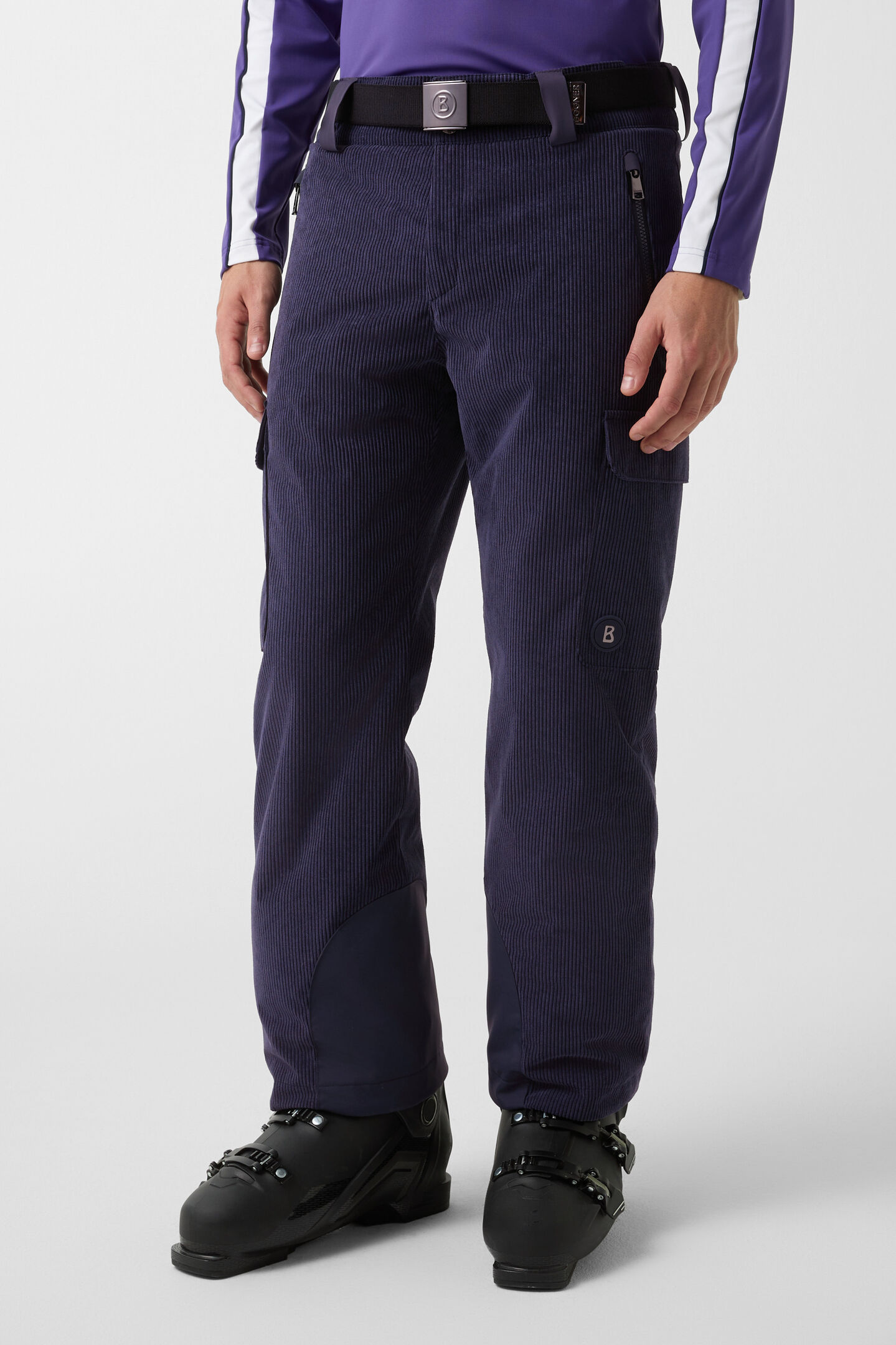 Corbin corduroy skibroek Marineblauw