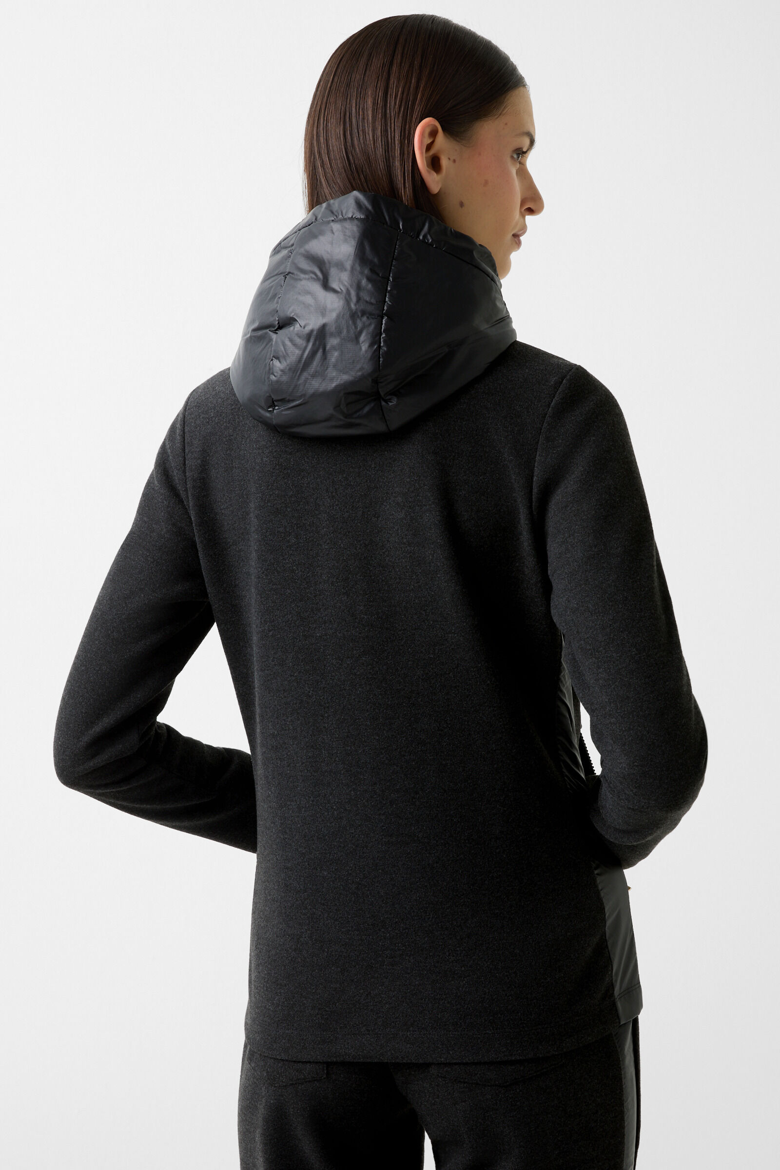 Darya flannel midlayer Anthracite