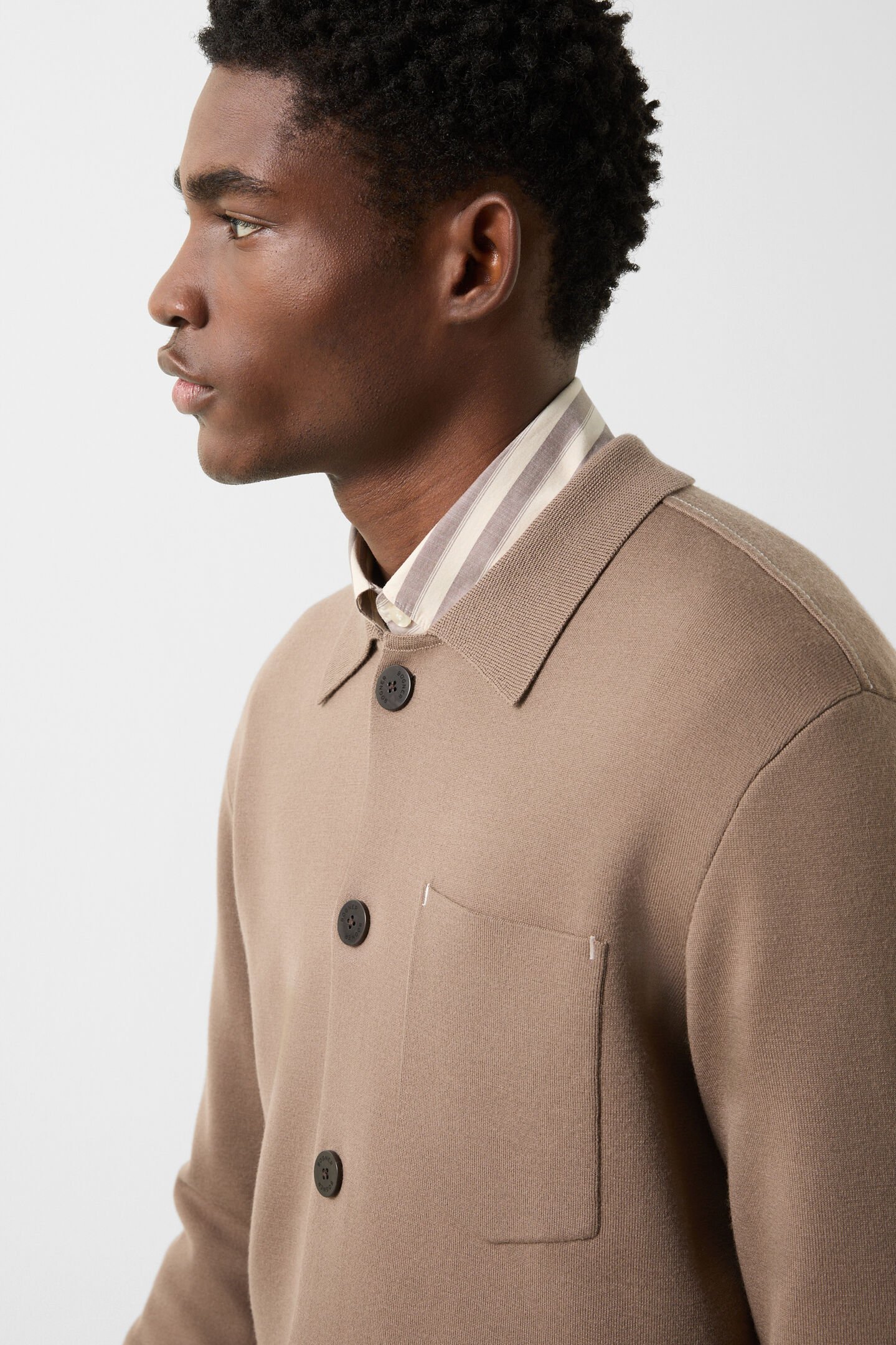 Strickjacke Olaf Mud