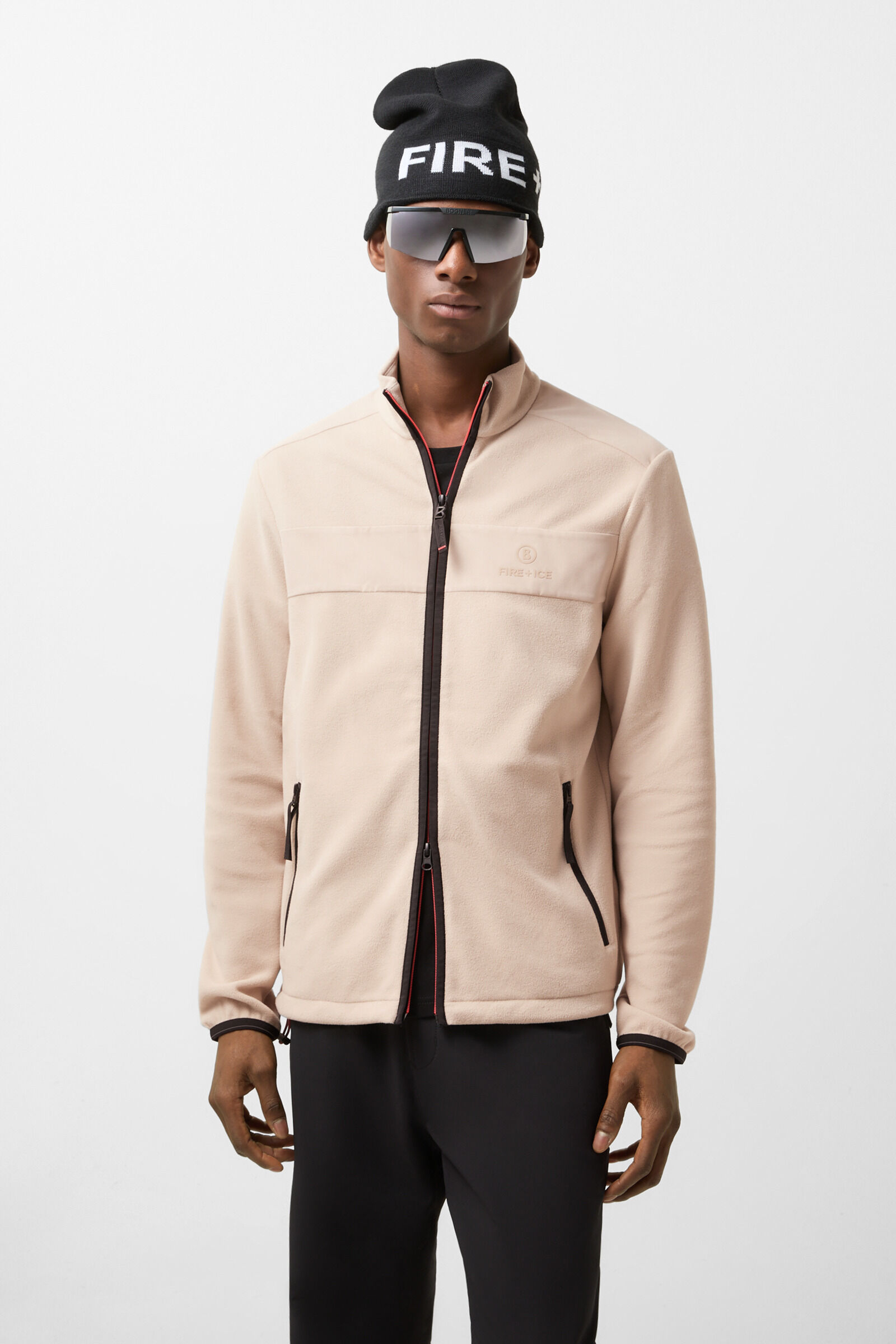 Fleece midlayer Josh Beige