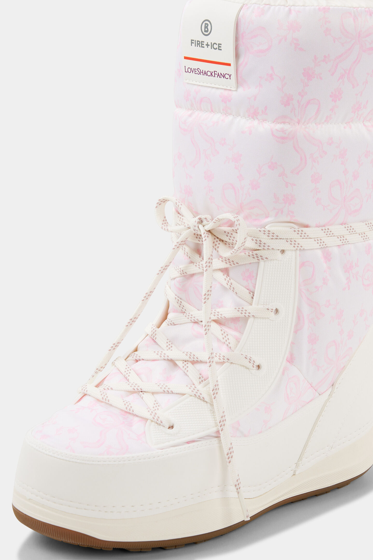 Snow boots Les Arcs Pink/Off-White