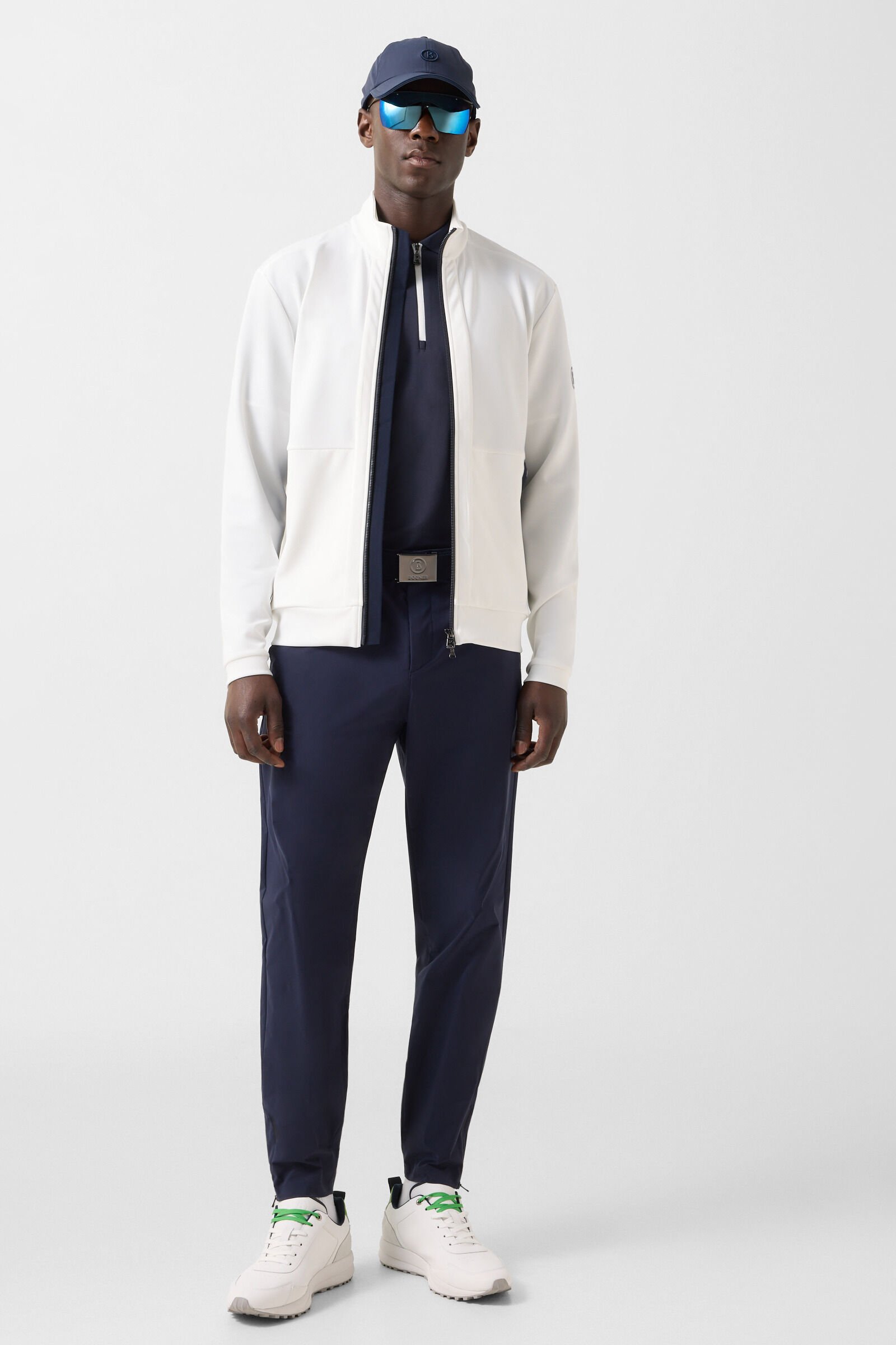 Semir functional jacket Off-white/navy blue