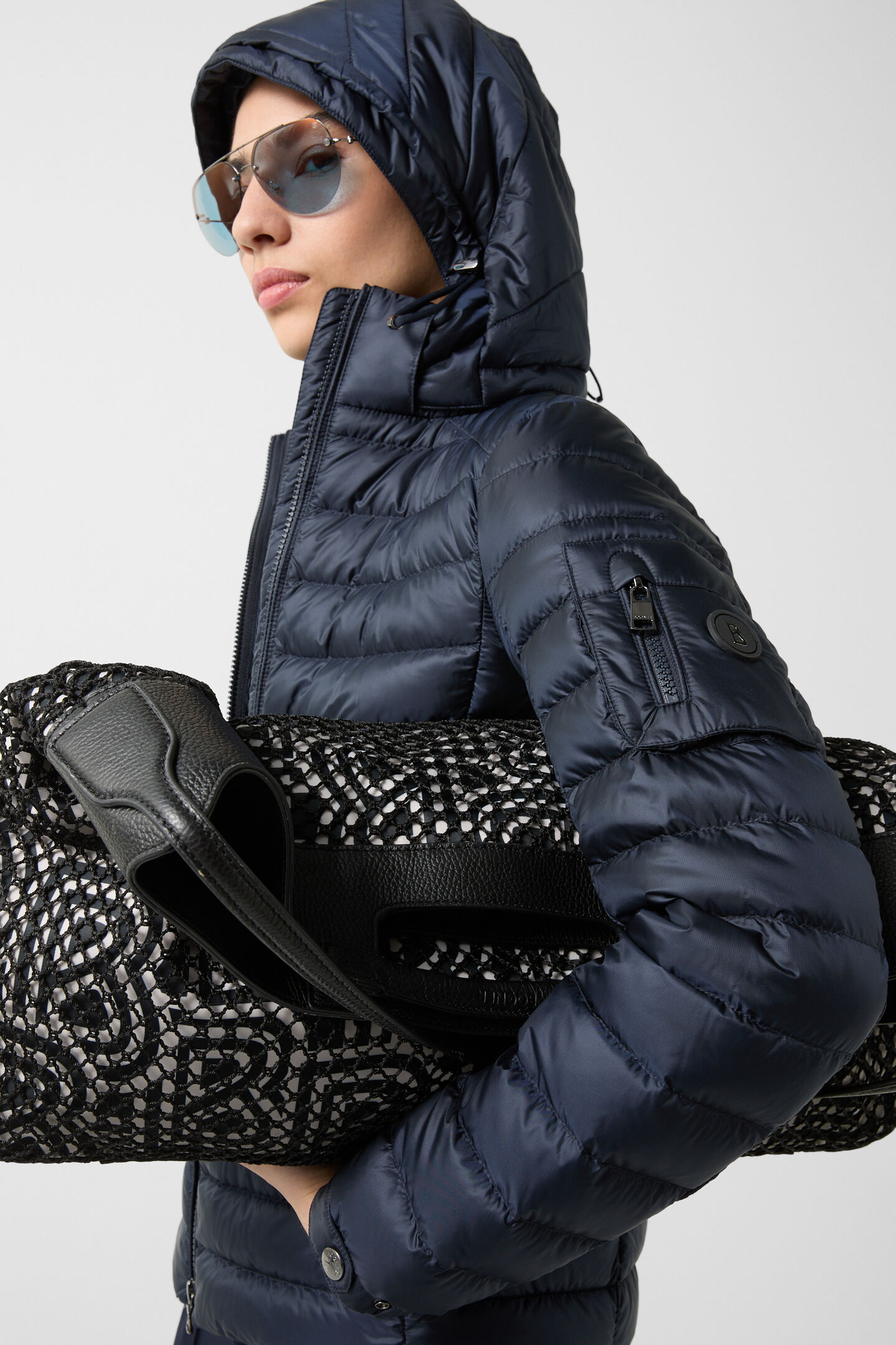 Farah lightweight down jacket Navy blue