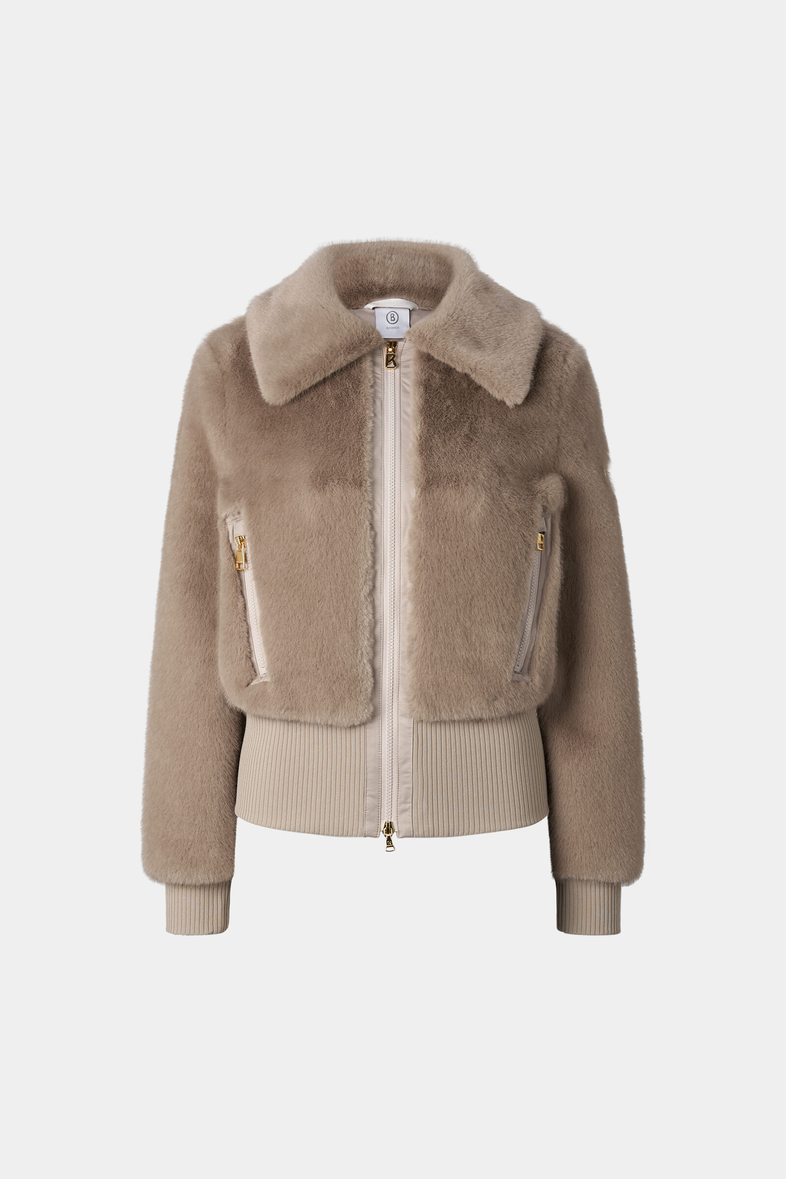 Jolyna faux fur jacket Camel