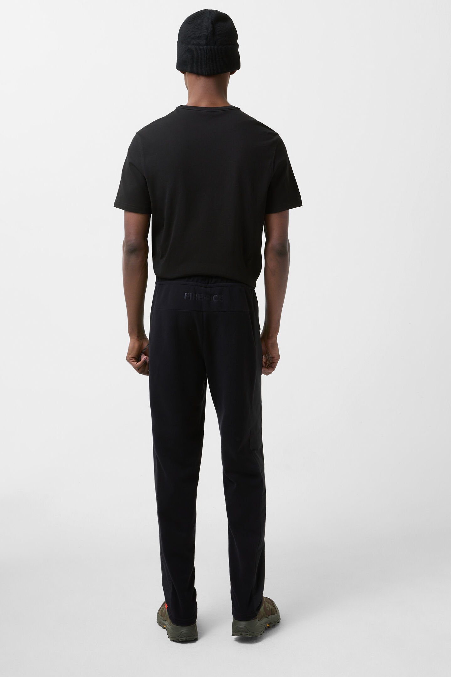 Broder fleece trousers Black