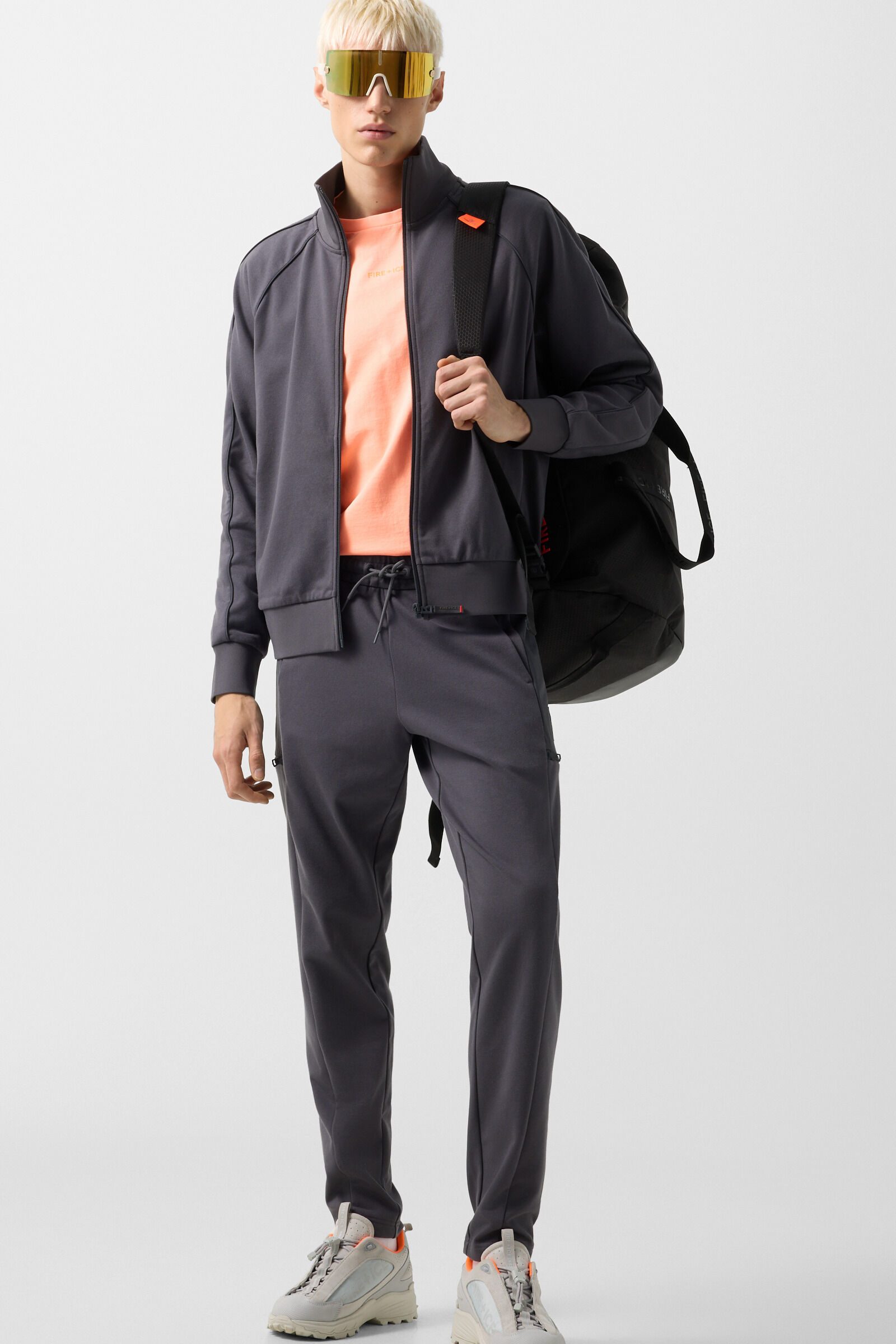 Diego jersey jacket Anthracite