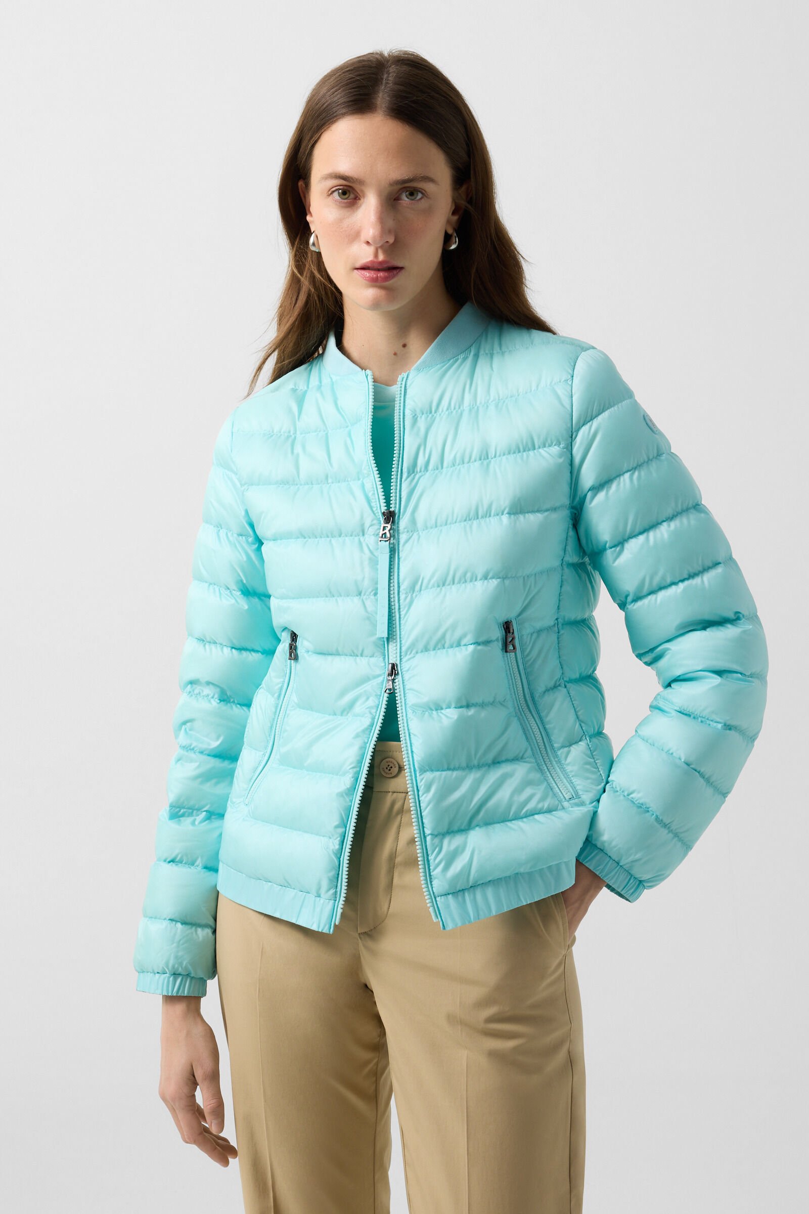 Doudoune l&eacute;g&egrave;re Marybel Cyan-Bleu