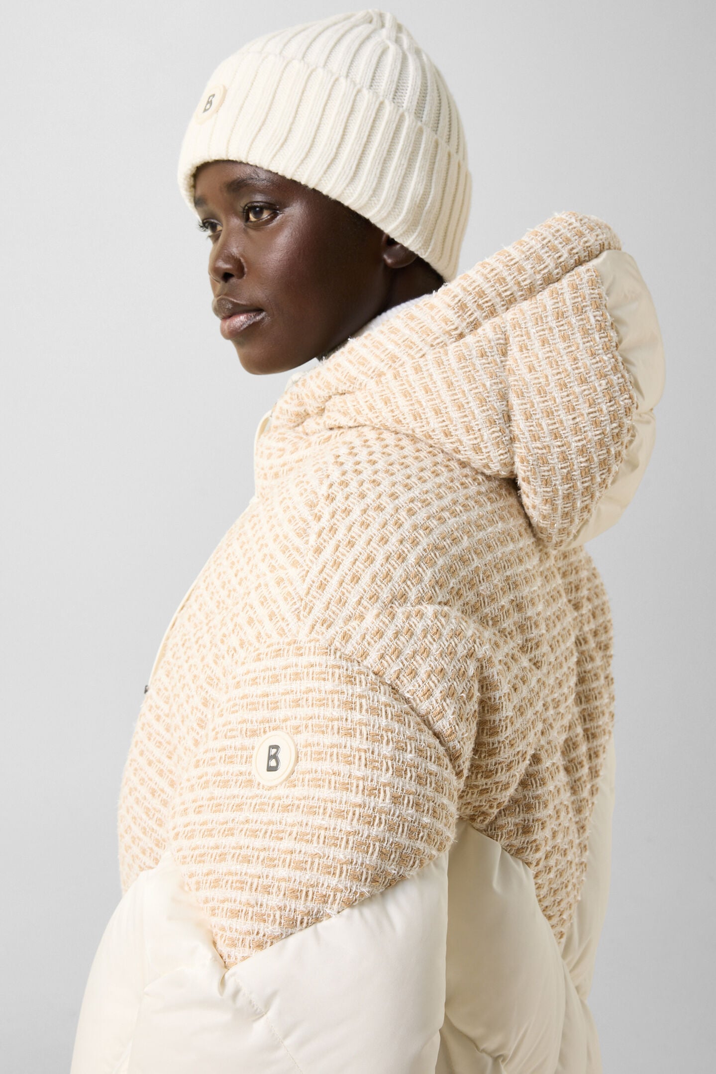 Daunenjacke Sheryl Off-White/Beige