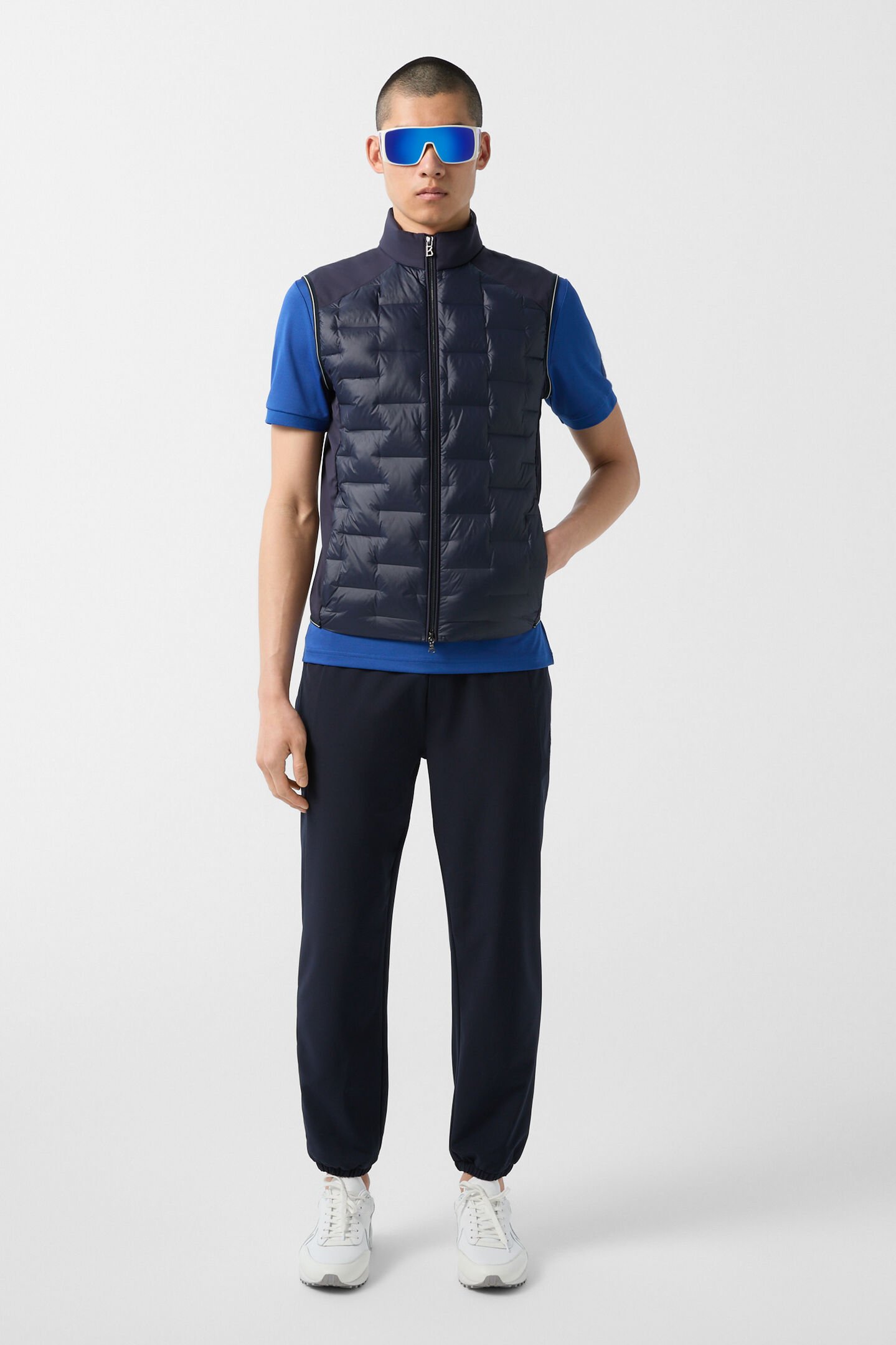 Dallin lightweight down waistcoat Navy blue