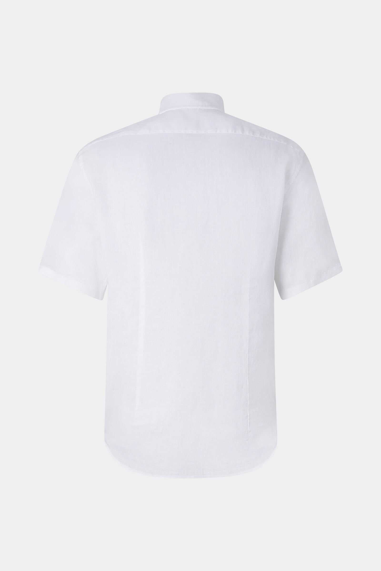 Linen short-sleeved shirt Lykos White