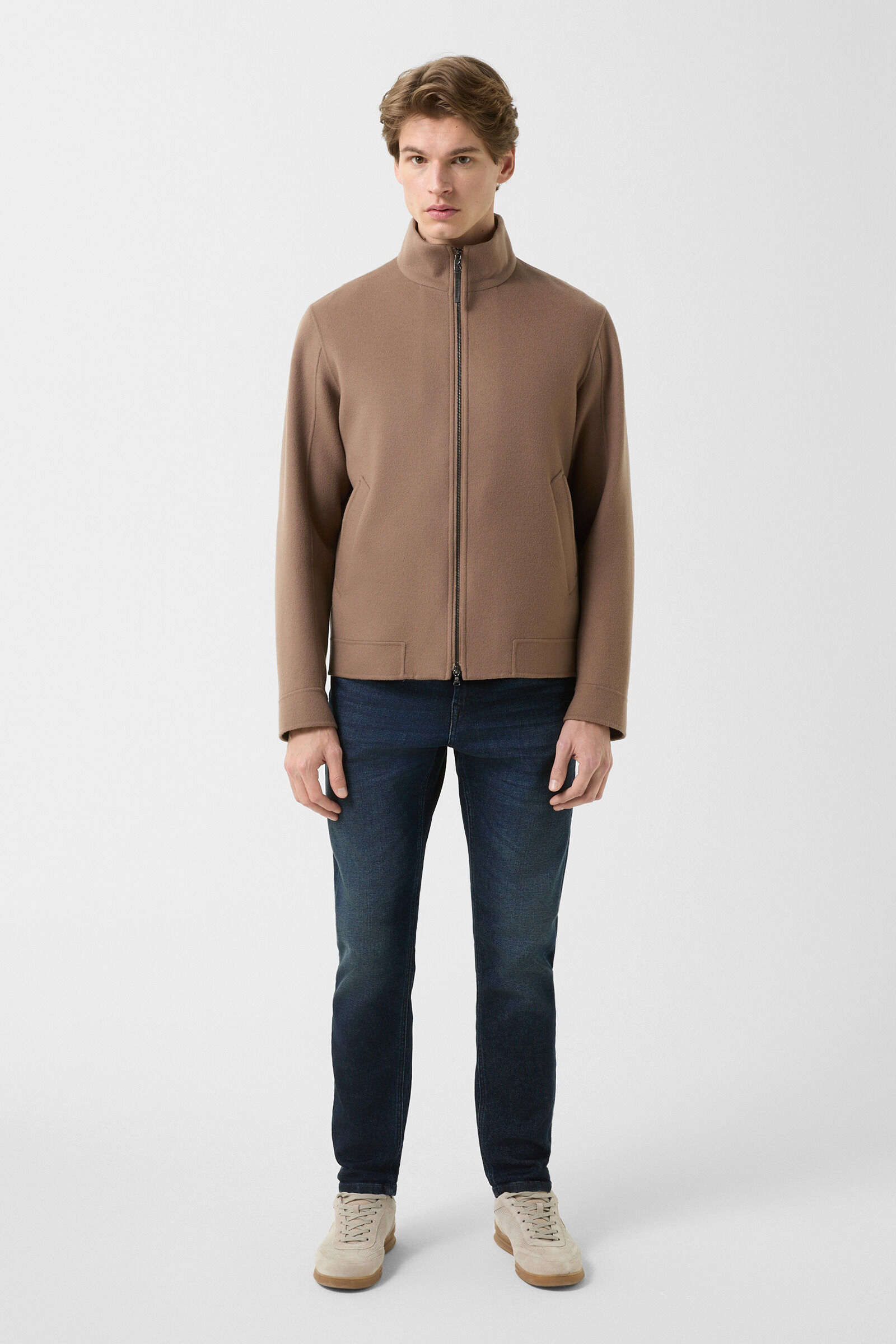 Blouson double face Brice Mud