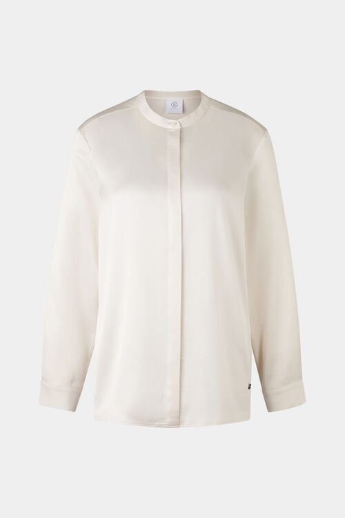 Satin-Bluse Gerrit Creme