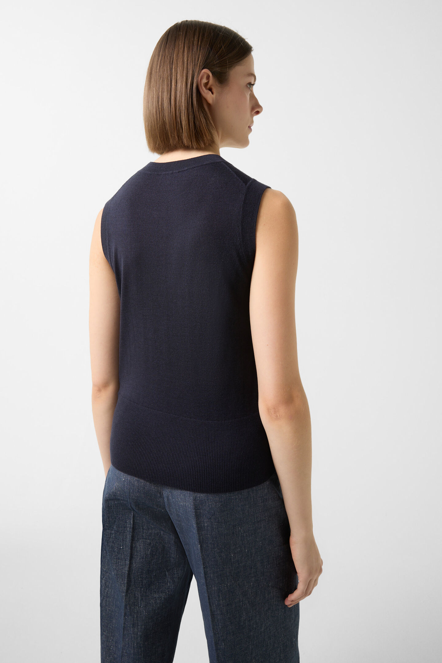 Isola Knitted top Navy blue