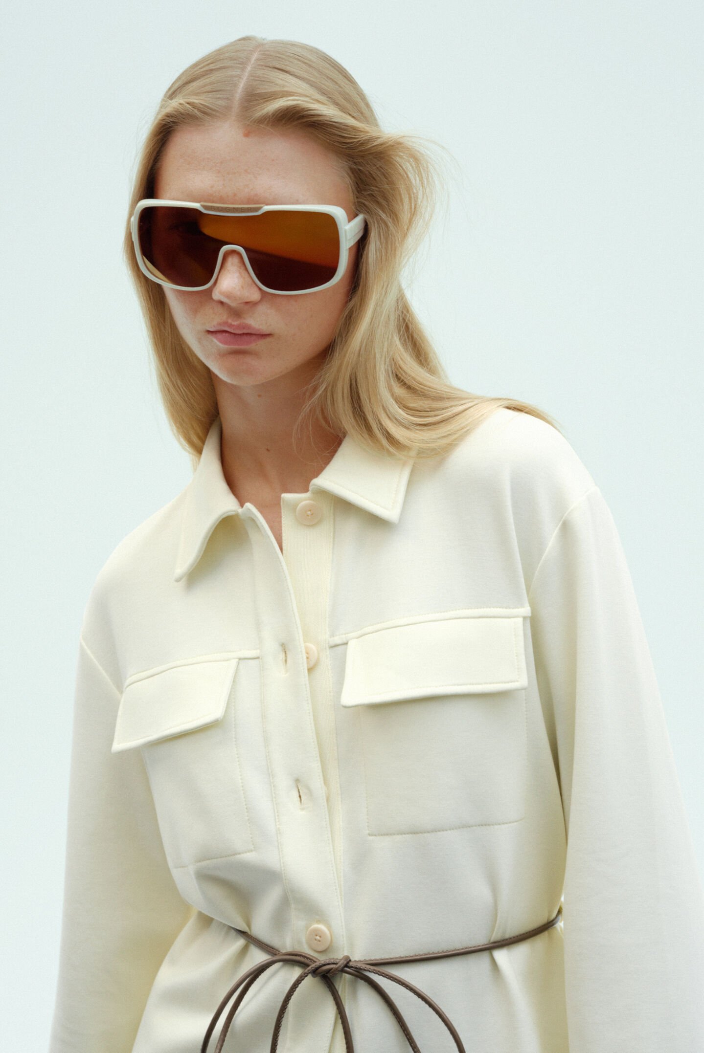 Sweat-Overshirt Filippa Vanille