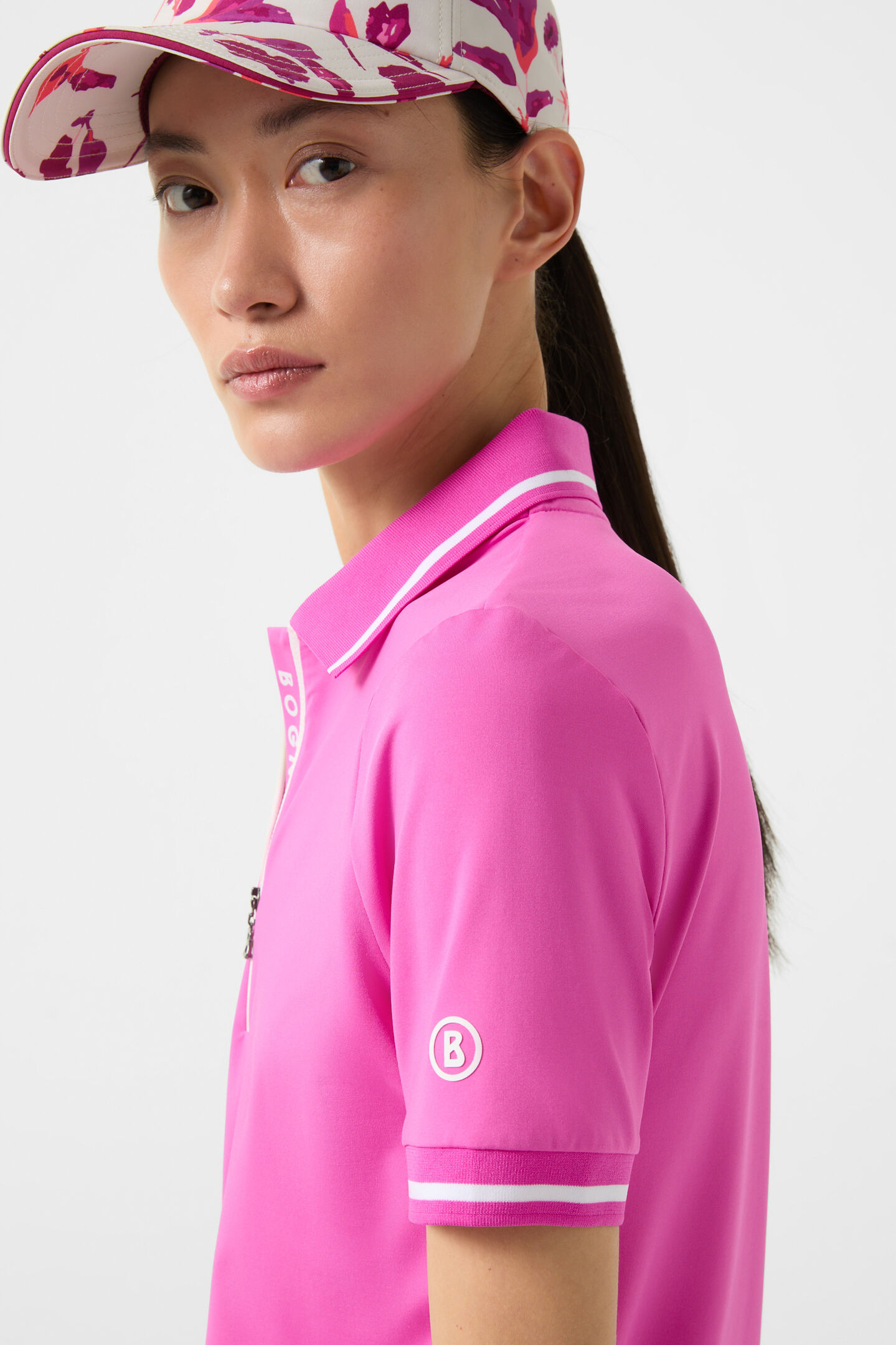Caylee Functional polo shirt Pink