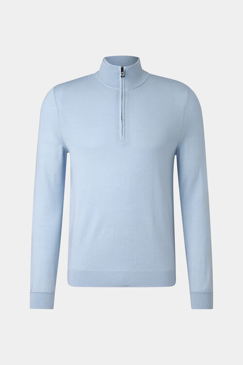 Virgin wool troyer Ouri Light blue