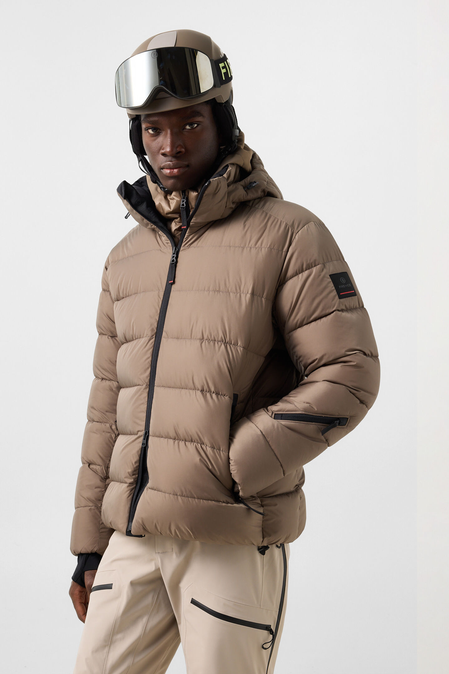 Luka ski jacket Taupe