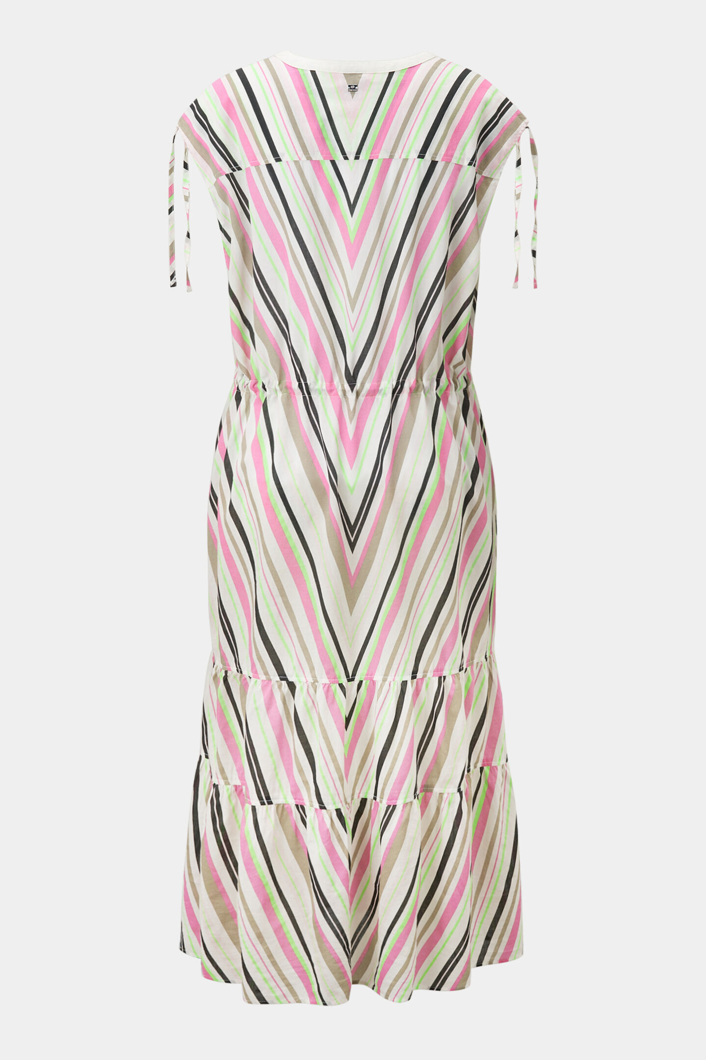 Robe de plage Julia Blanc/rose/vert