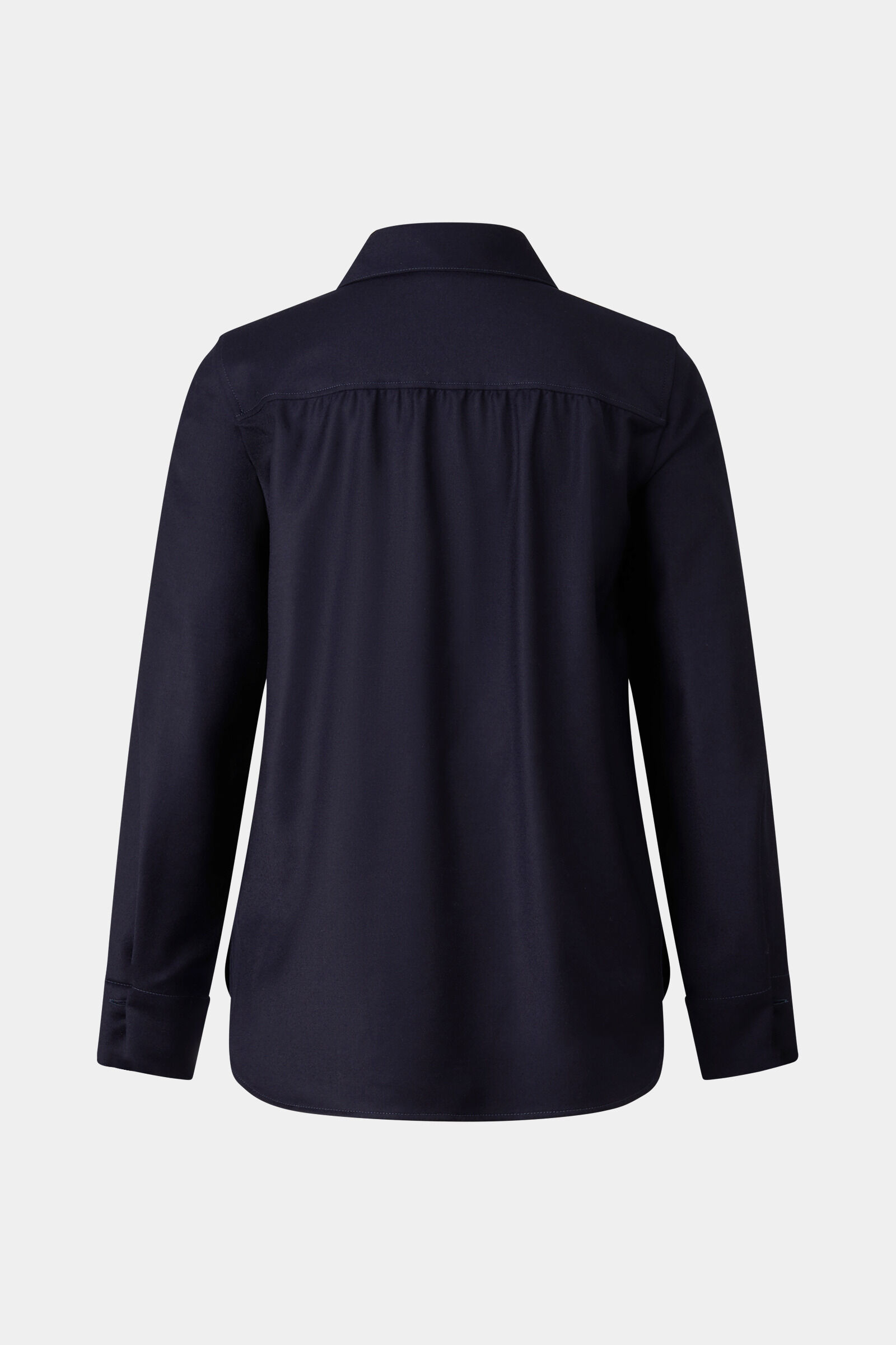 Ariela flannel blouse Navy blue