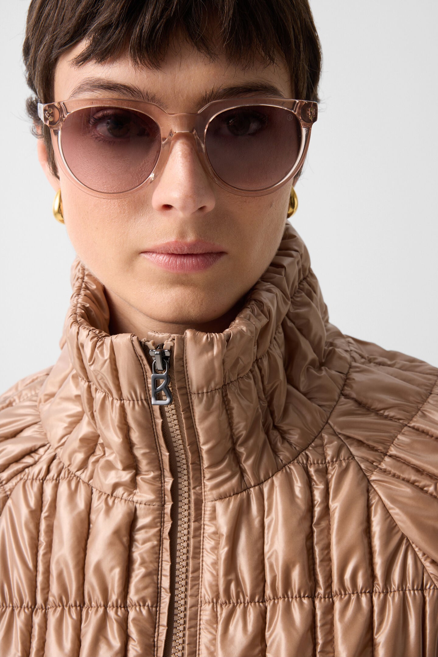 Sherry quilted jacket Camel