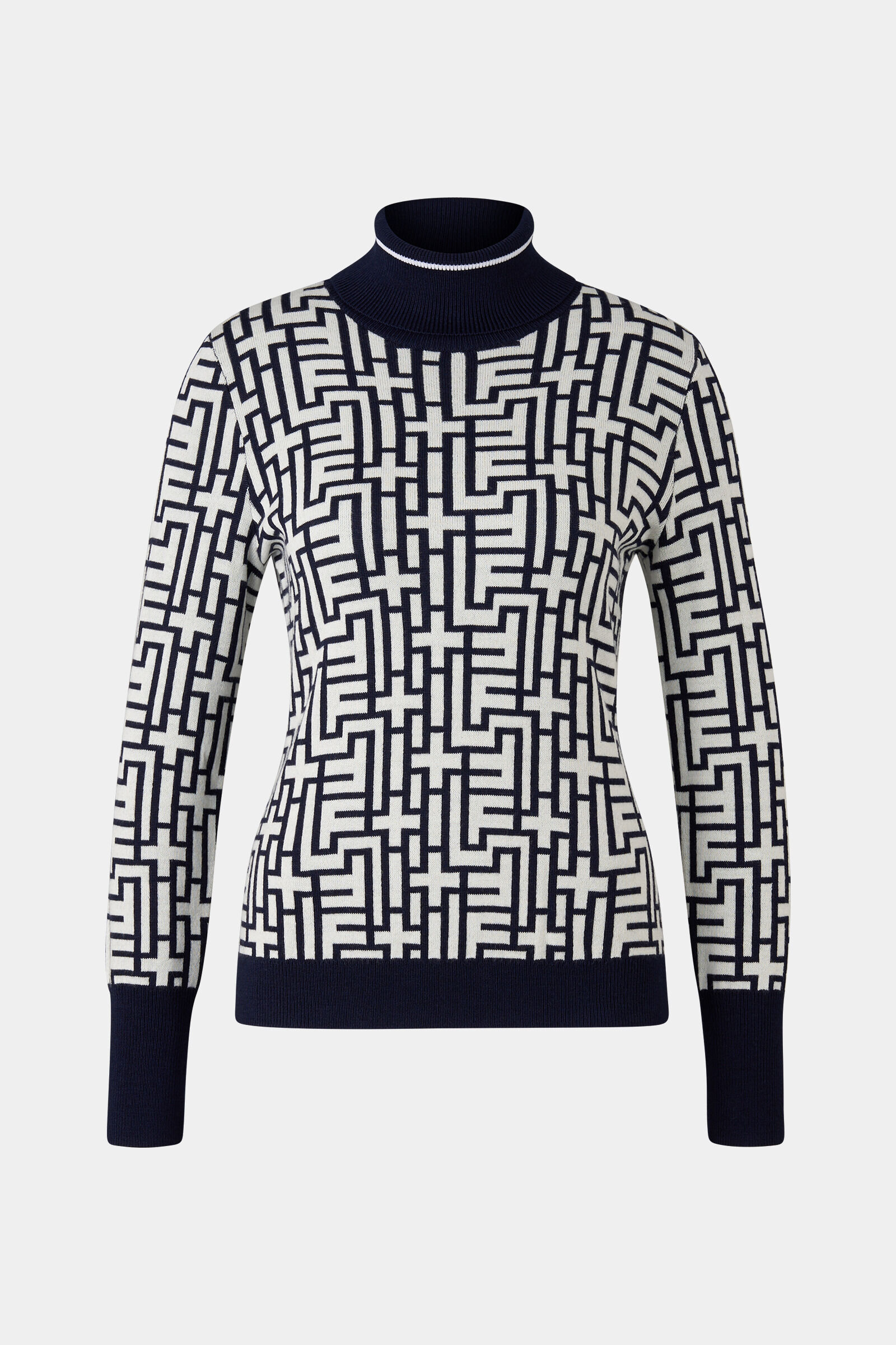 Jacquard jumper Maira Dark blue/white