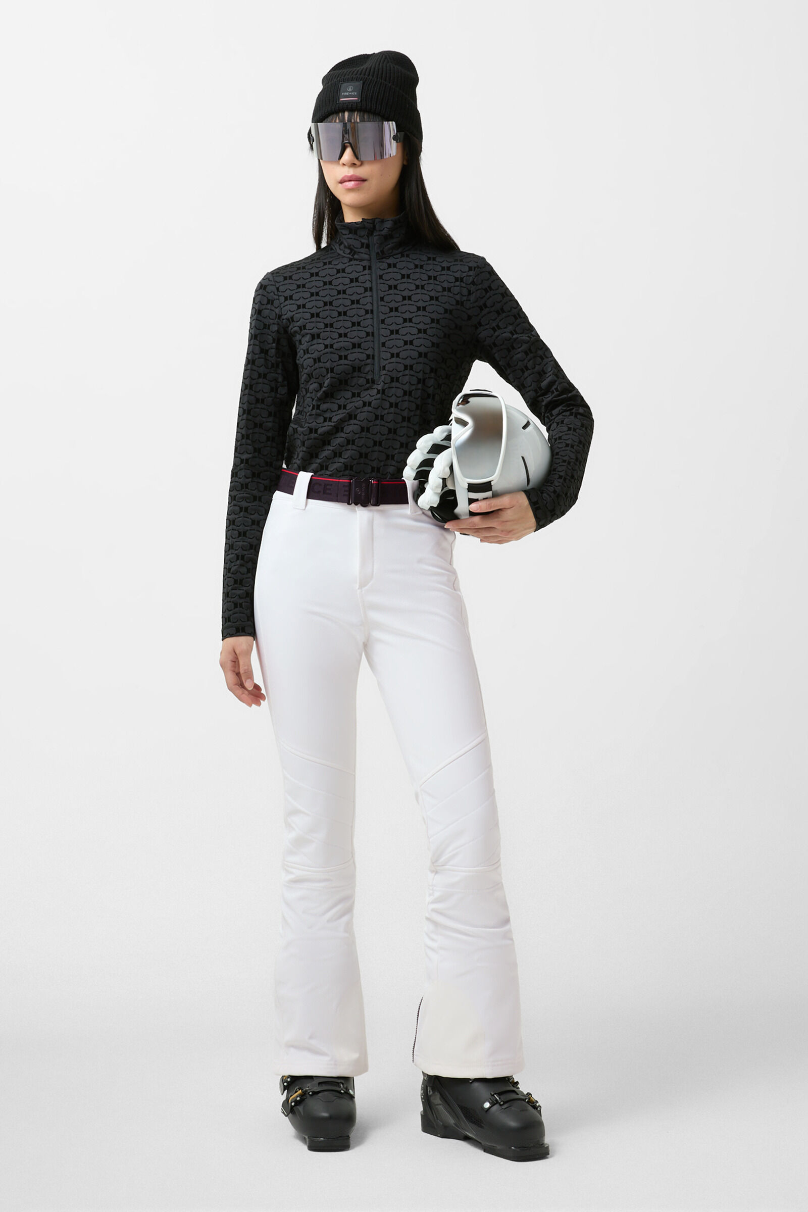 Pantalon de ski softshell Zula Blanc