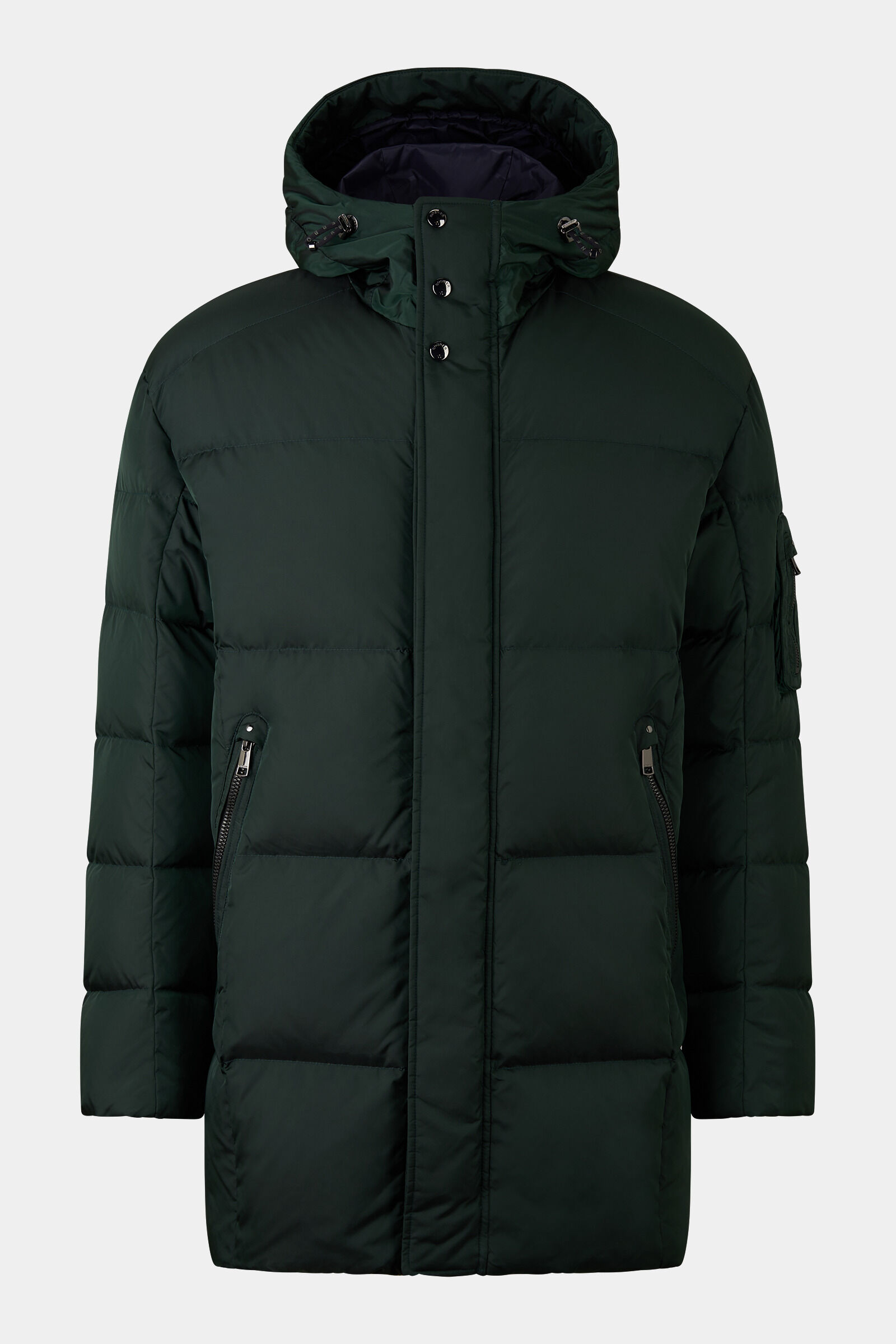 Jones down short coat Dark green