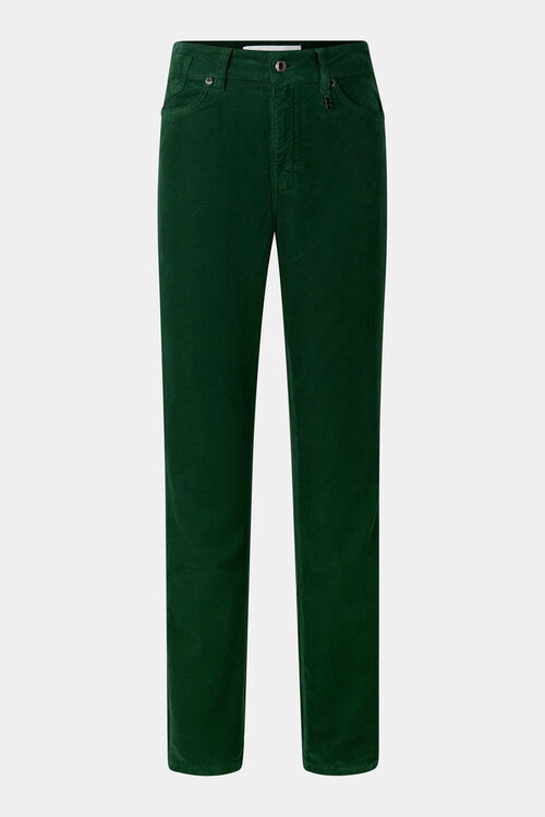 7/8-Cordhose Julie Dunkelgrün