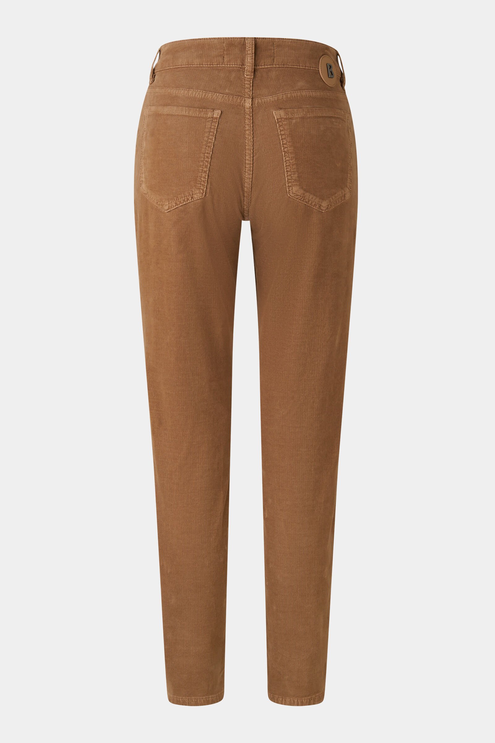 Julie 7/8 corduroy trousers Hazel
