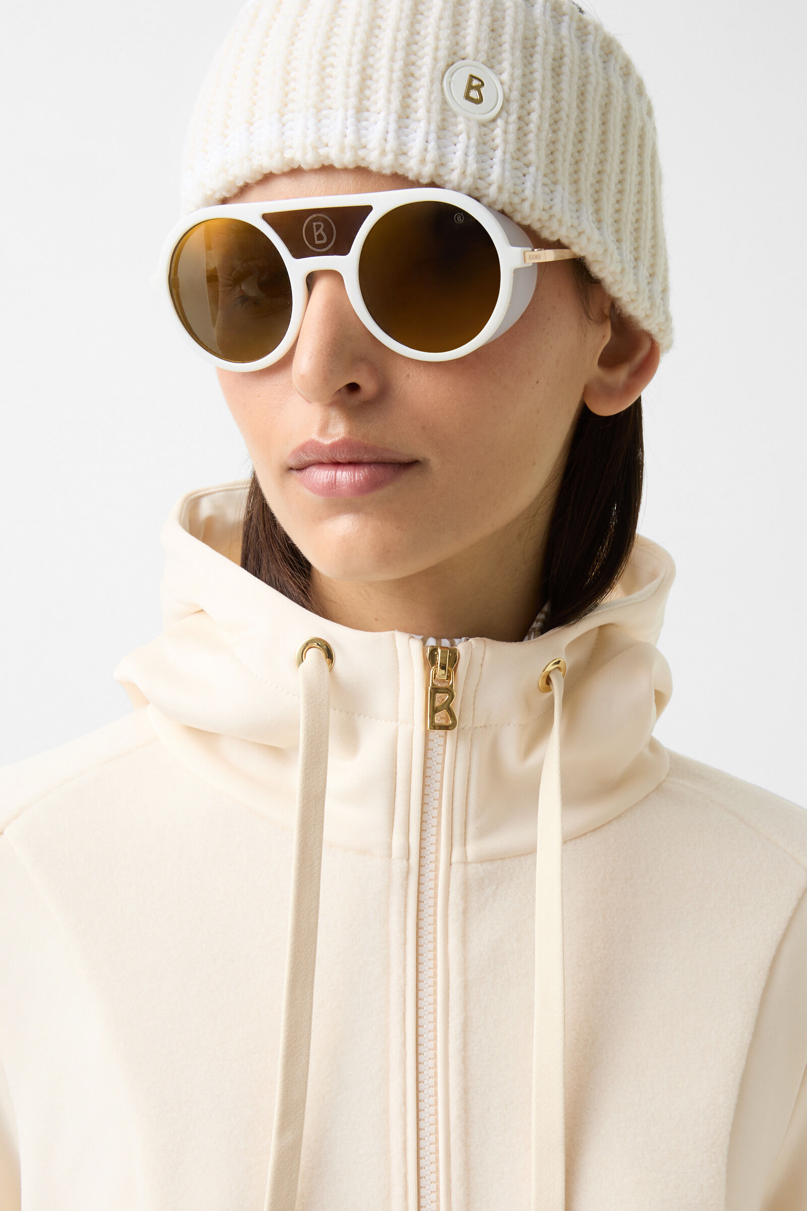 Florens fleece jacket Cream