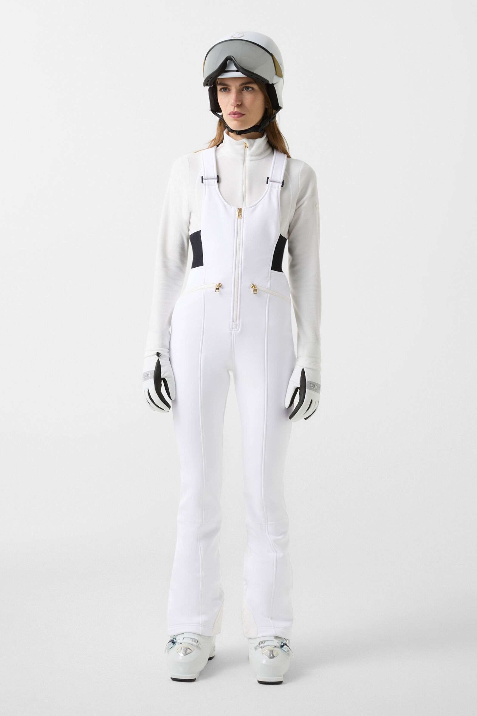 Softshell Ski-Latzhose Cari Wei&szlig;