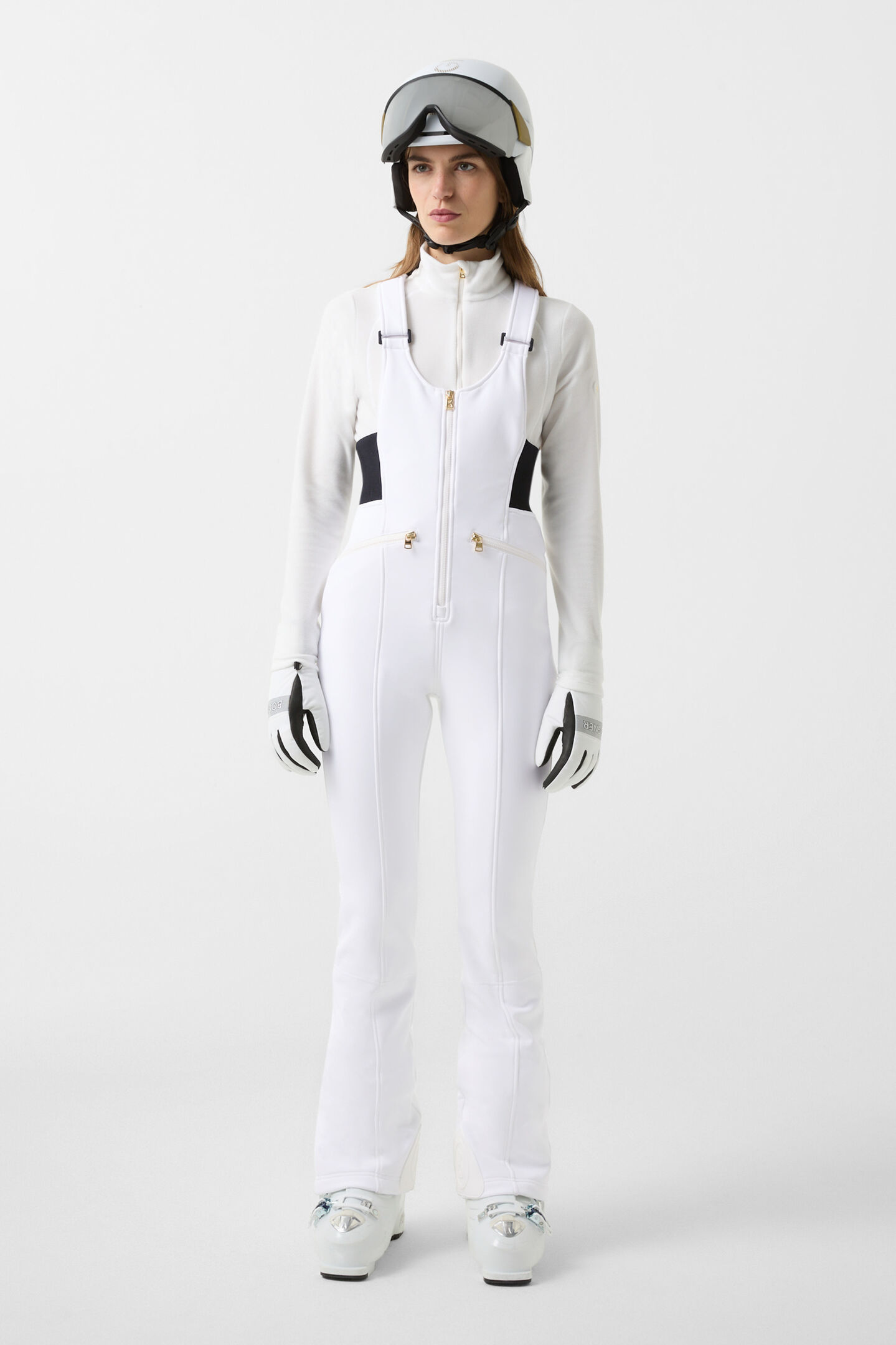 Cari softshell dungarees White