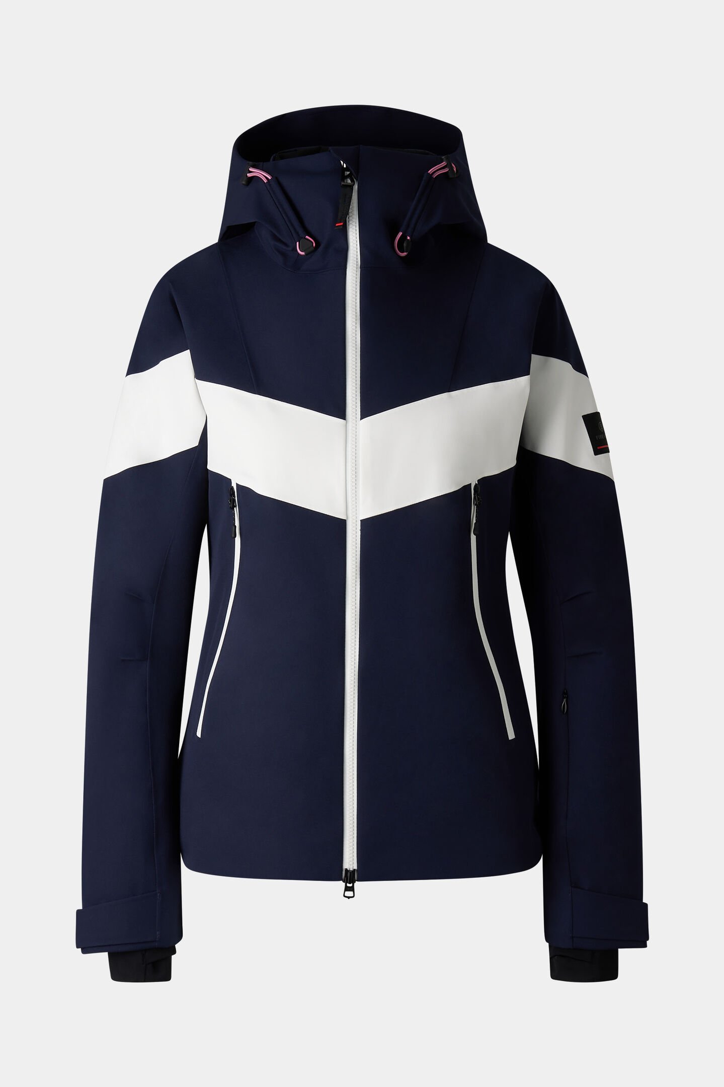 Skijacke Ashley Navy-Blau/Off-White
