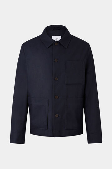 Flanell-Overshirt Mirco Navy-Blau Flanell-Overshirt Mirco Navy-Blau