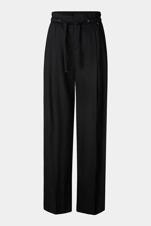 Pleated trousers Candy Black