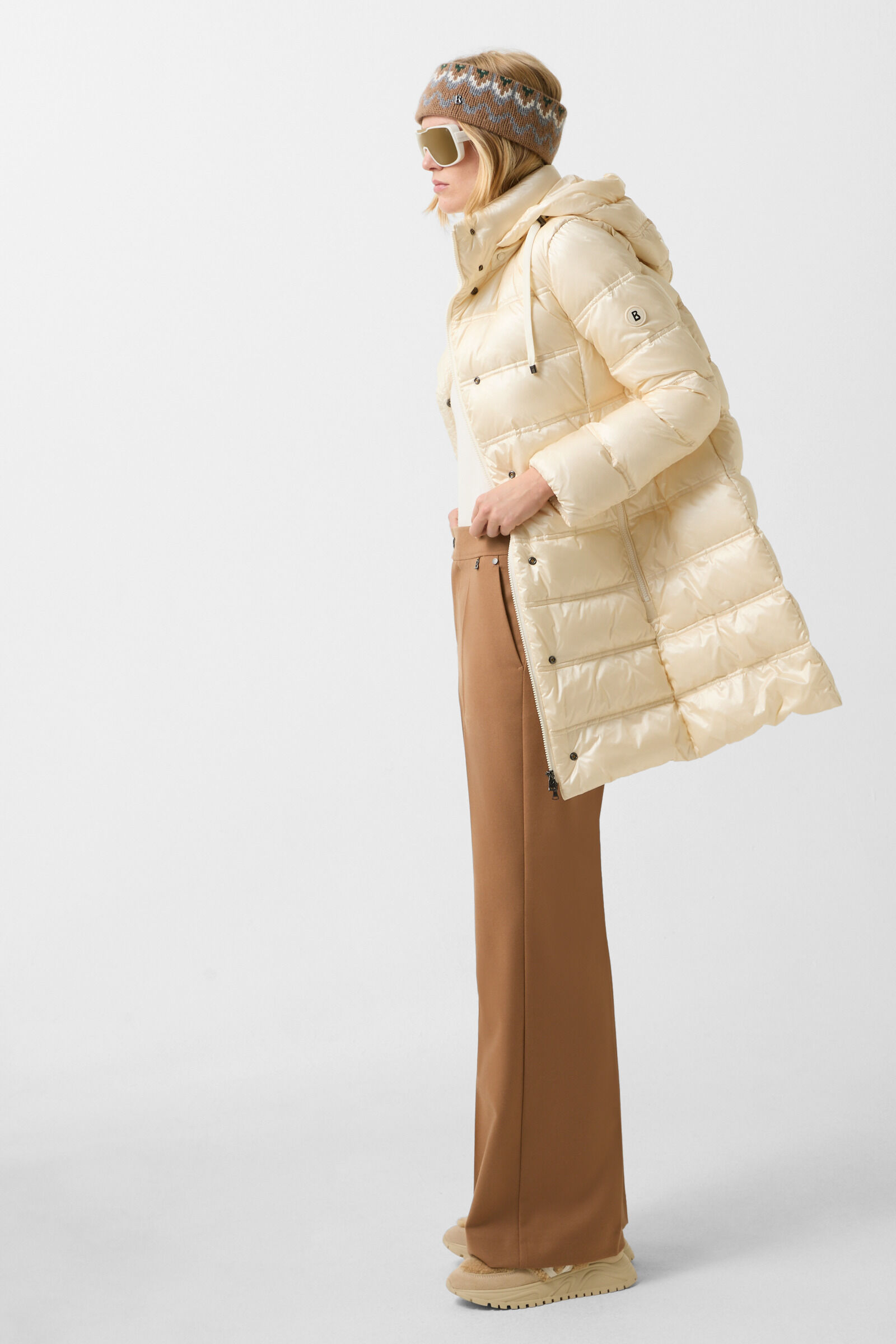 Lynn down coat Cream