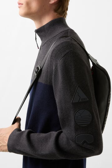 Strick-Troyer Andrian Grau/Navy-Blau Strick-Troyer Andrian Grau/Navy-Blau