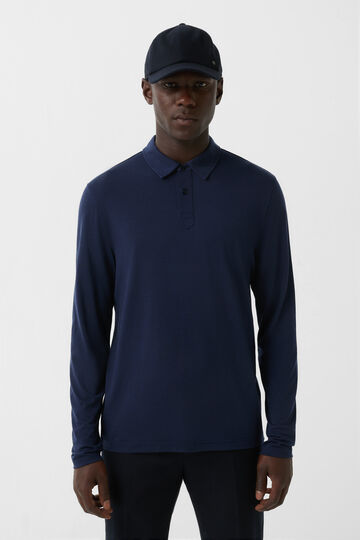 Polo-Longsleeve Lennon Navy-Blau Polo-Longsleeve Lennon Navy-Blau