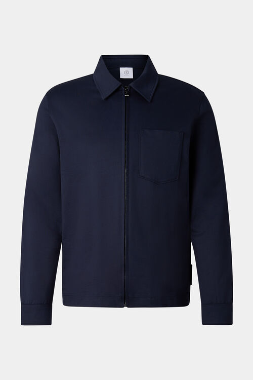 Jersey-Jacke Xaver Navy-Blau