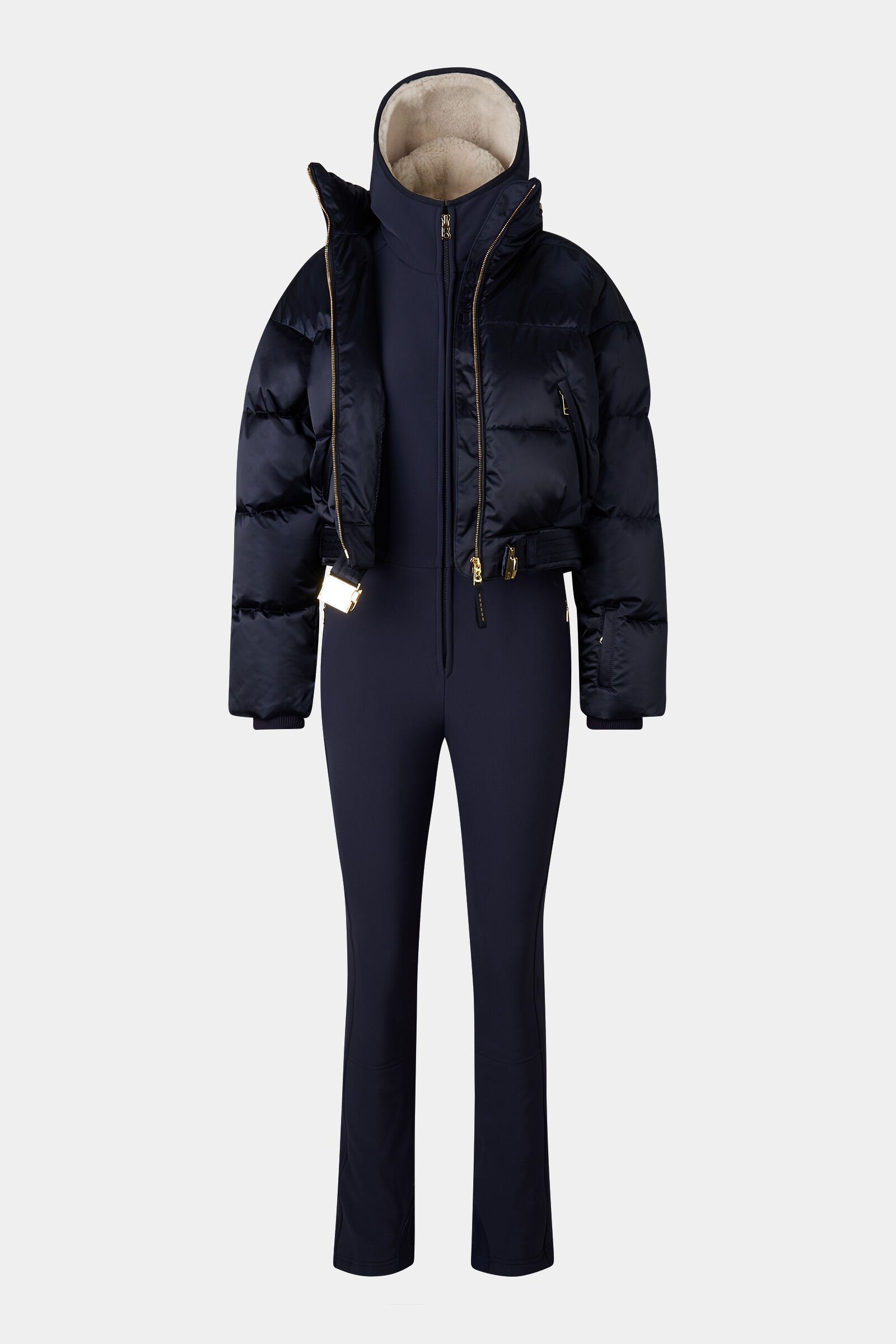 2-in1-Skioverall Aya Navy-Blau