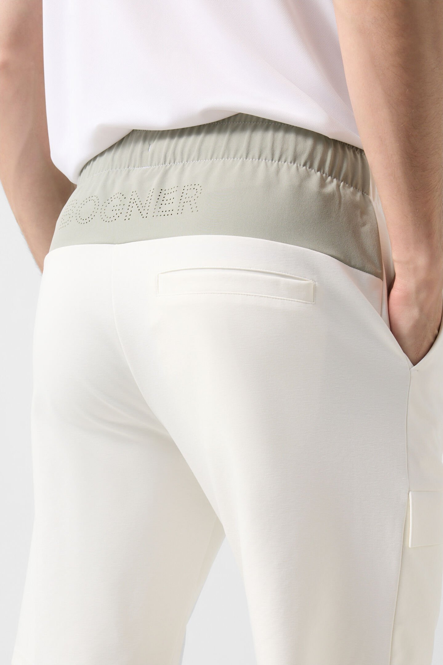 Sweatshort cargo Denny Blanc cass&eacute;/eucalyptus