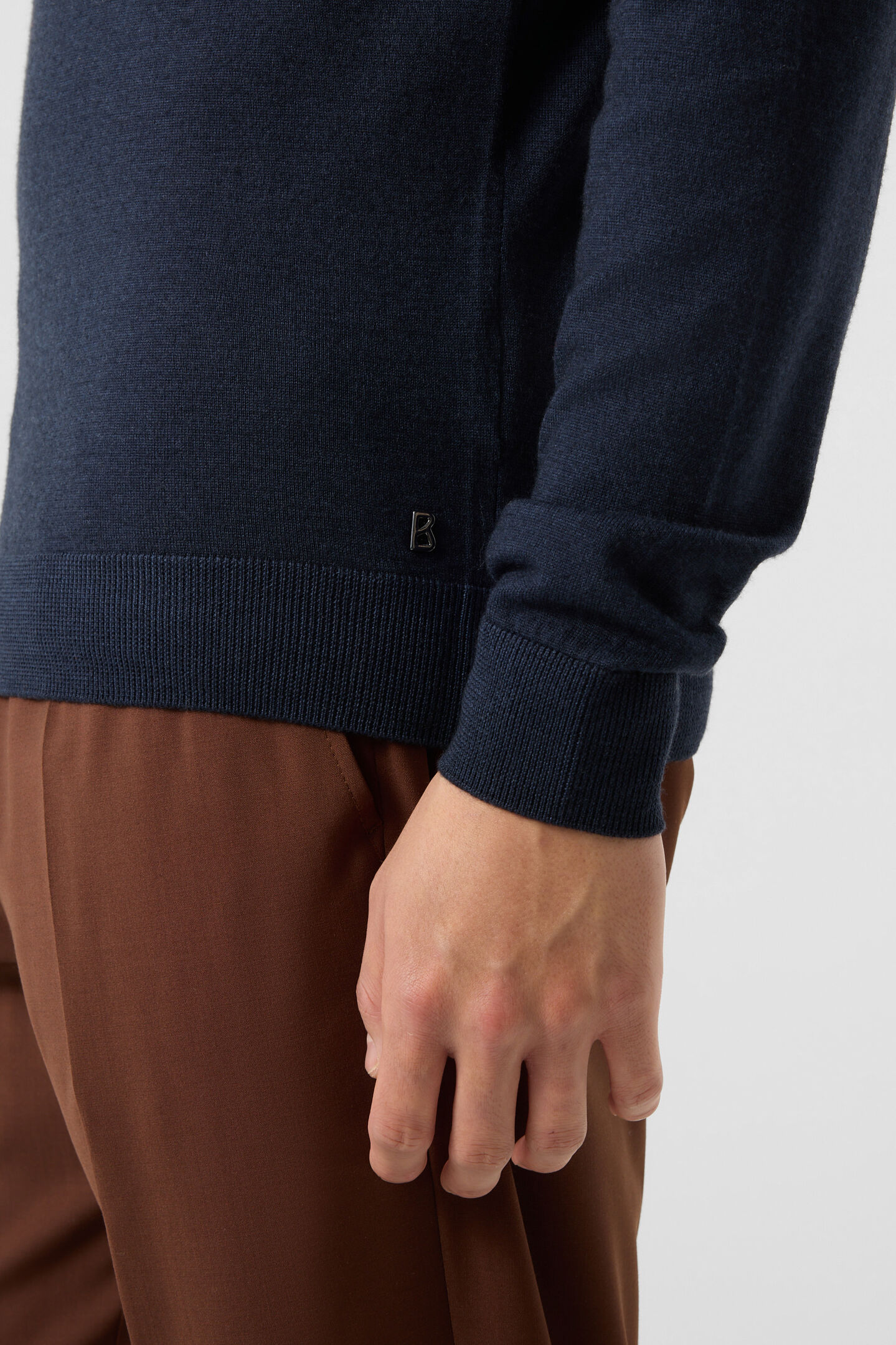 Merino Troyer Ouri Navy blue
