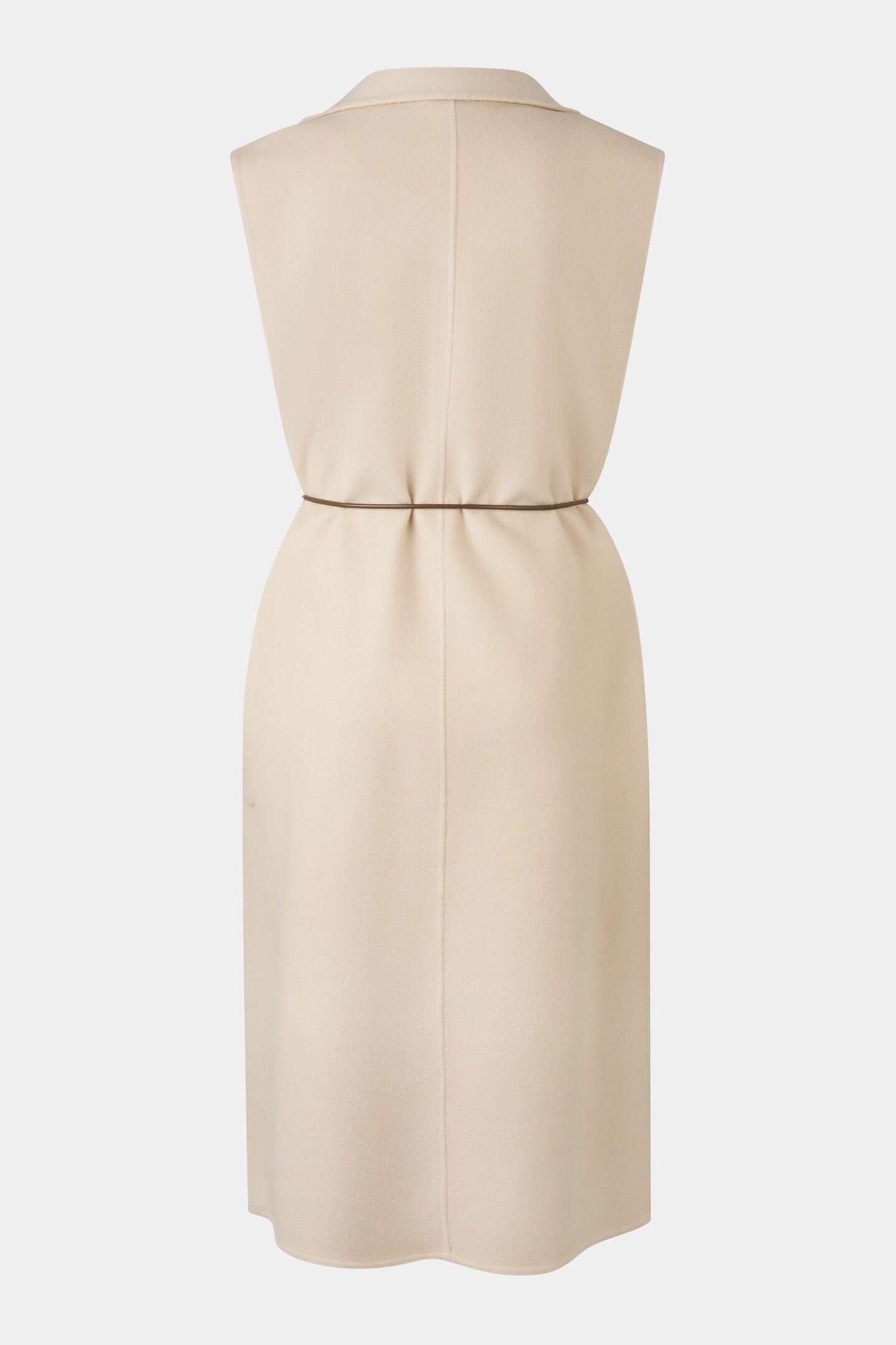 Double-face wool waistcoat Megan Cream