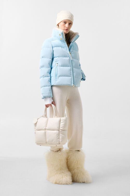 Minu Cord Down Ski Jacket Light blue