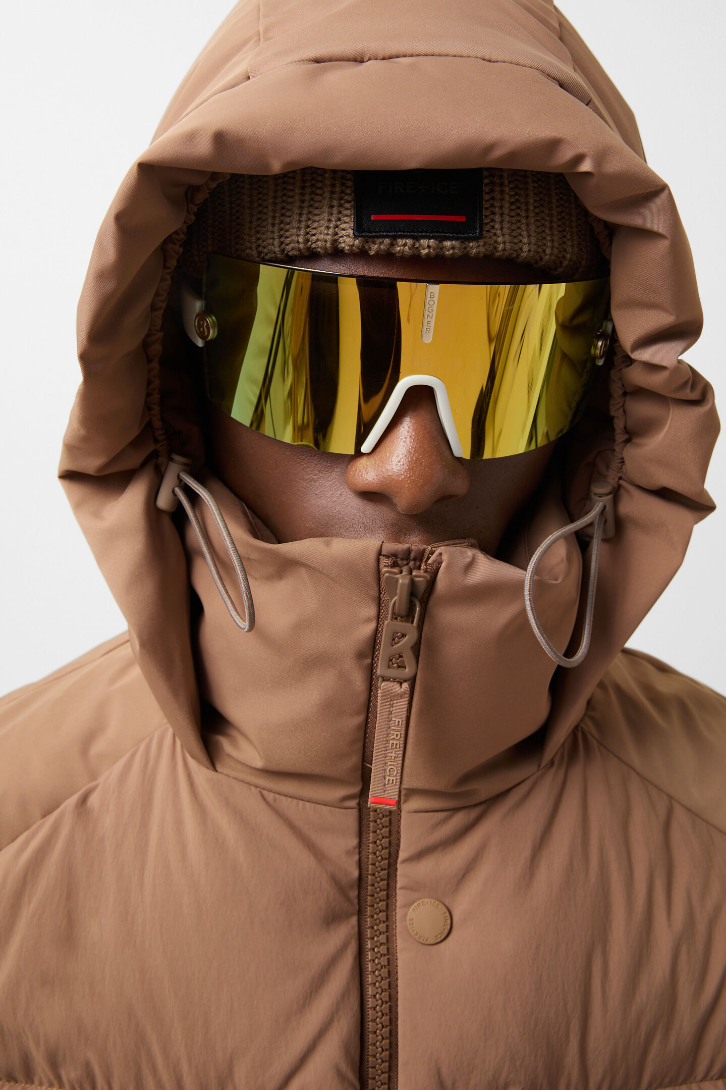 Yaron down short coat Caramel