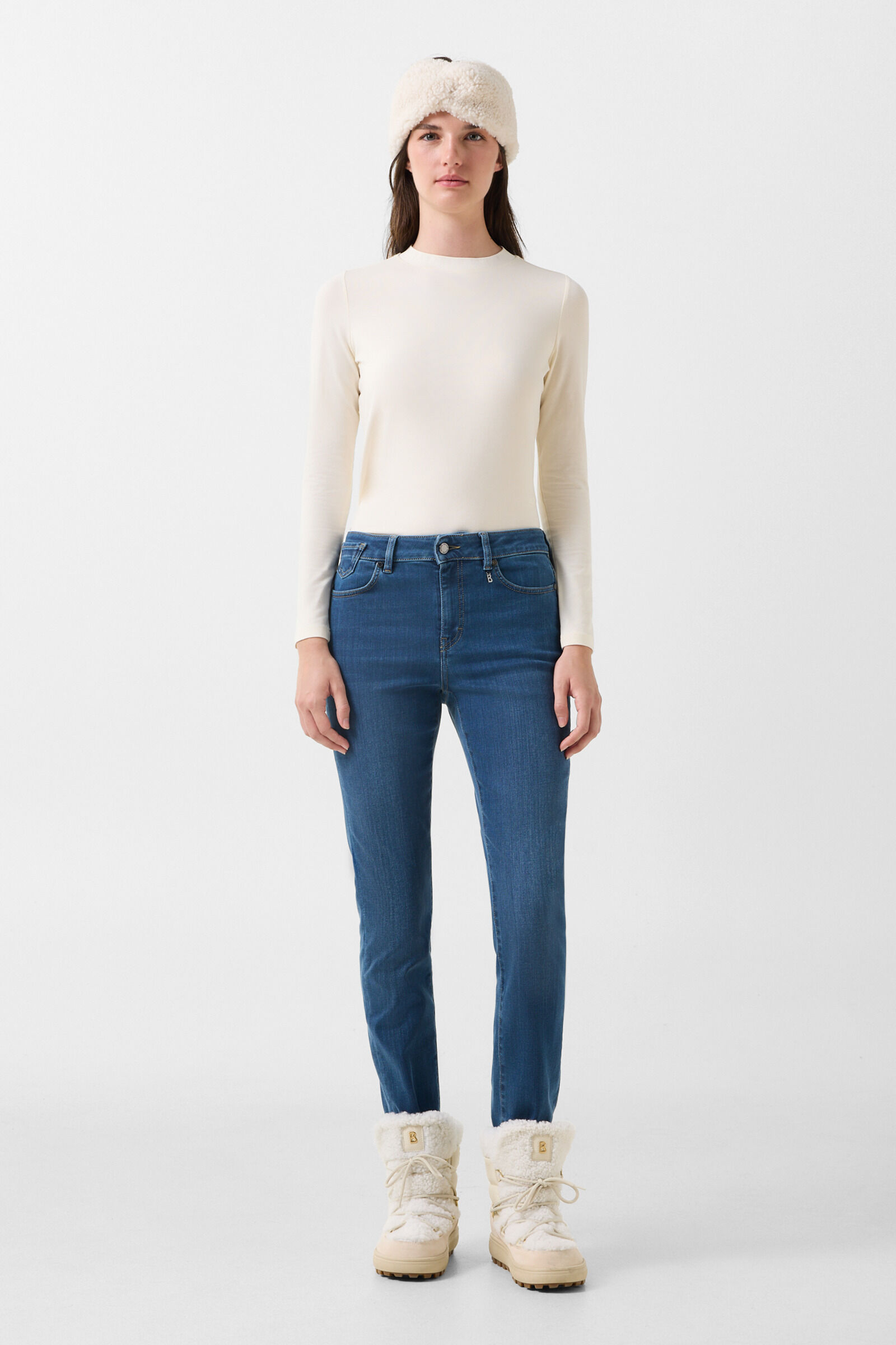 Slim Fit Jeans Julie Dark Denim Blue