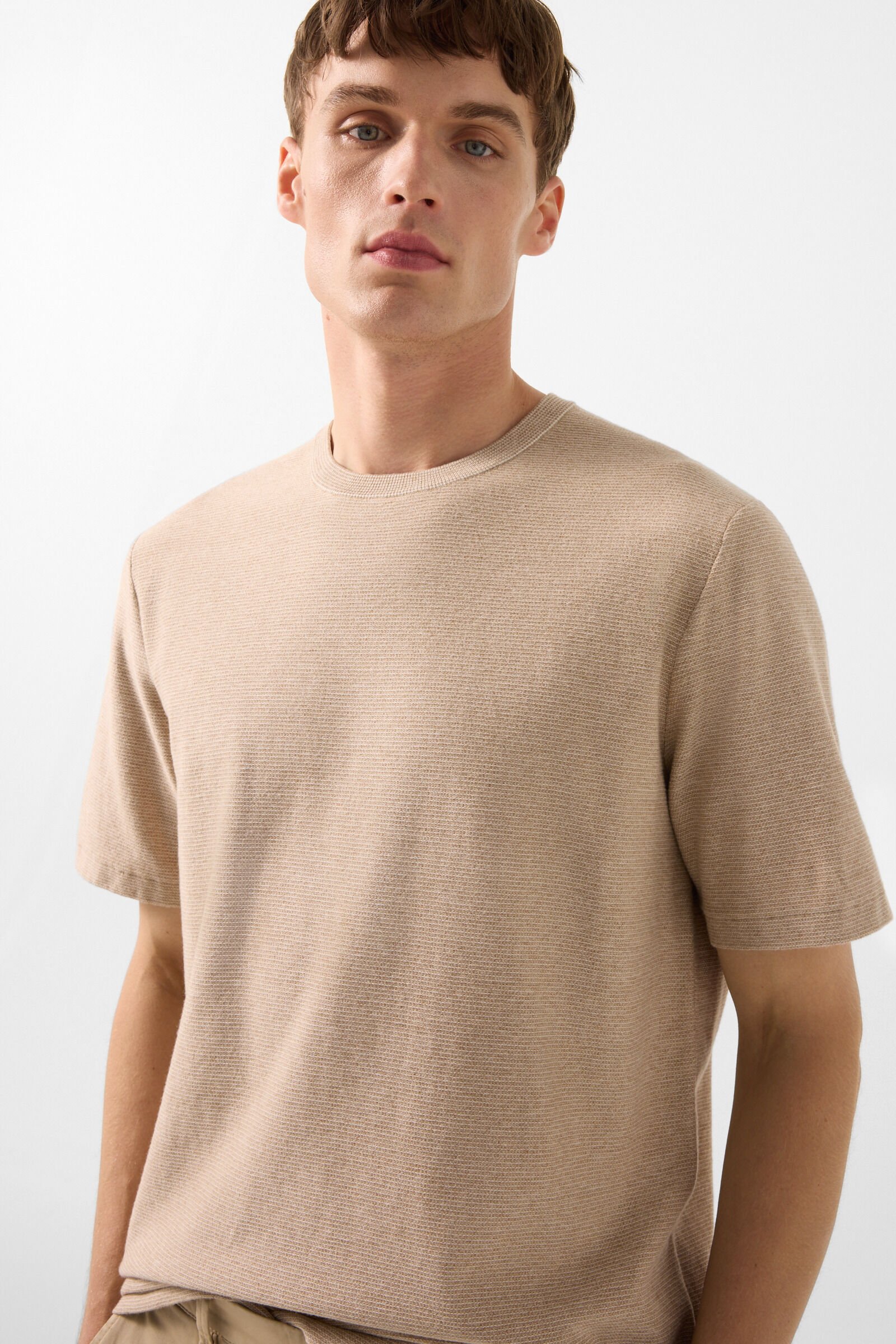 Strick-Shirt Horton Beige