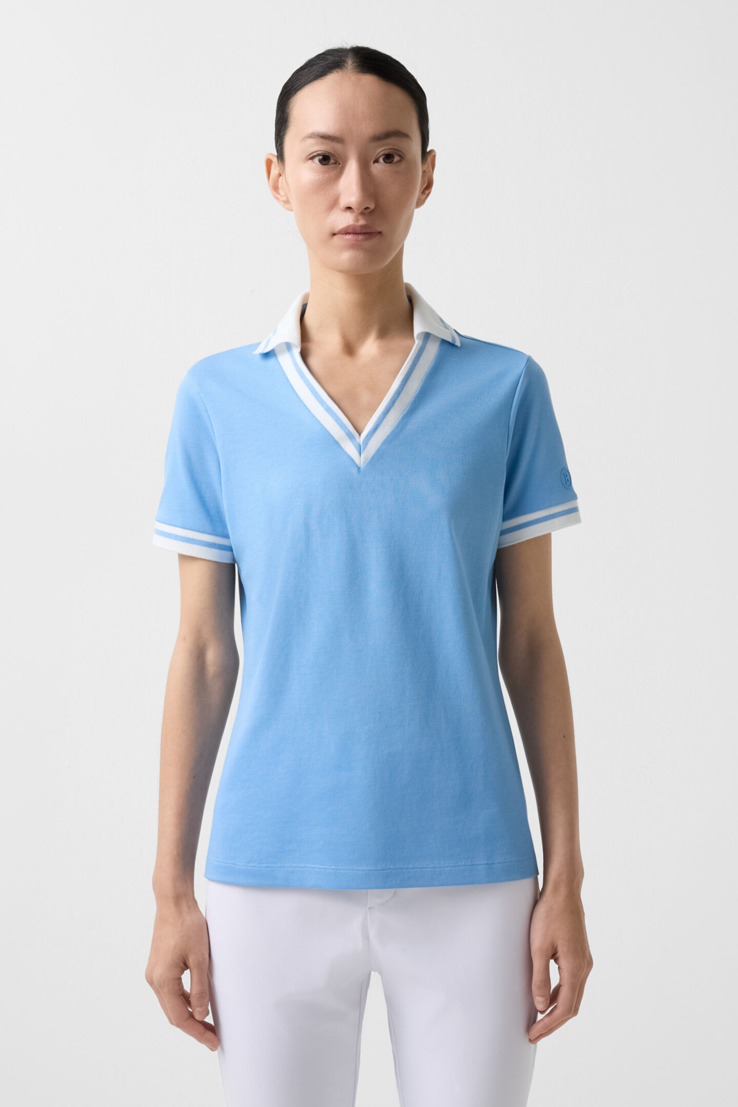 Lydia functional short-sleeved top Light blue