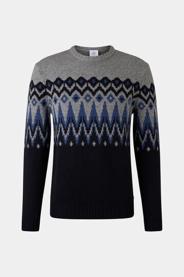 Norweger-Pullover Ron Navy-Blau/Grau Norweger-Pullover Ron Navy-Blau/Grau