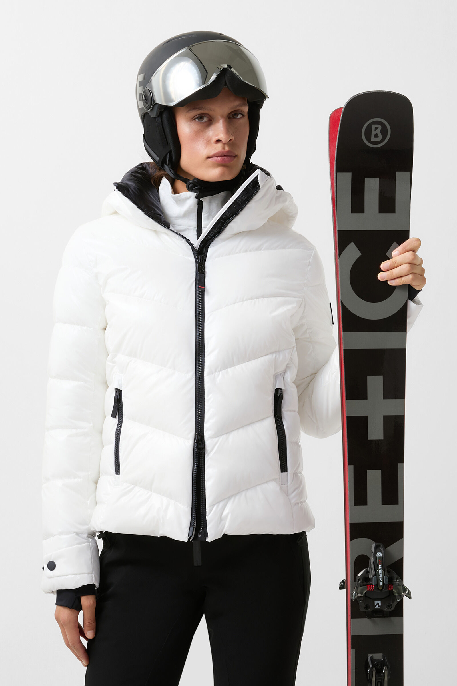 Ski-Steppjacke Saelly Wei&szlig;
